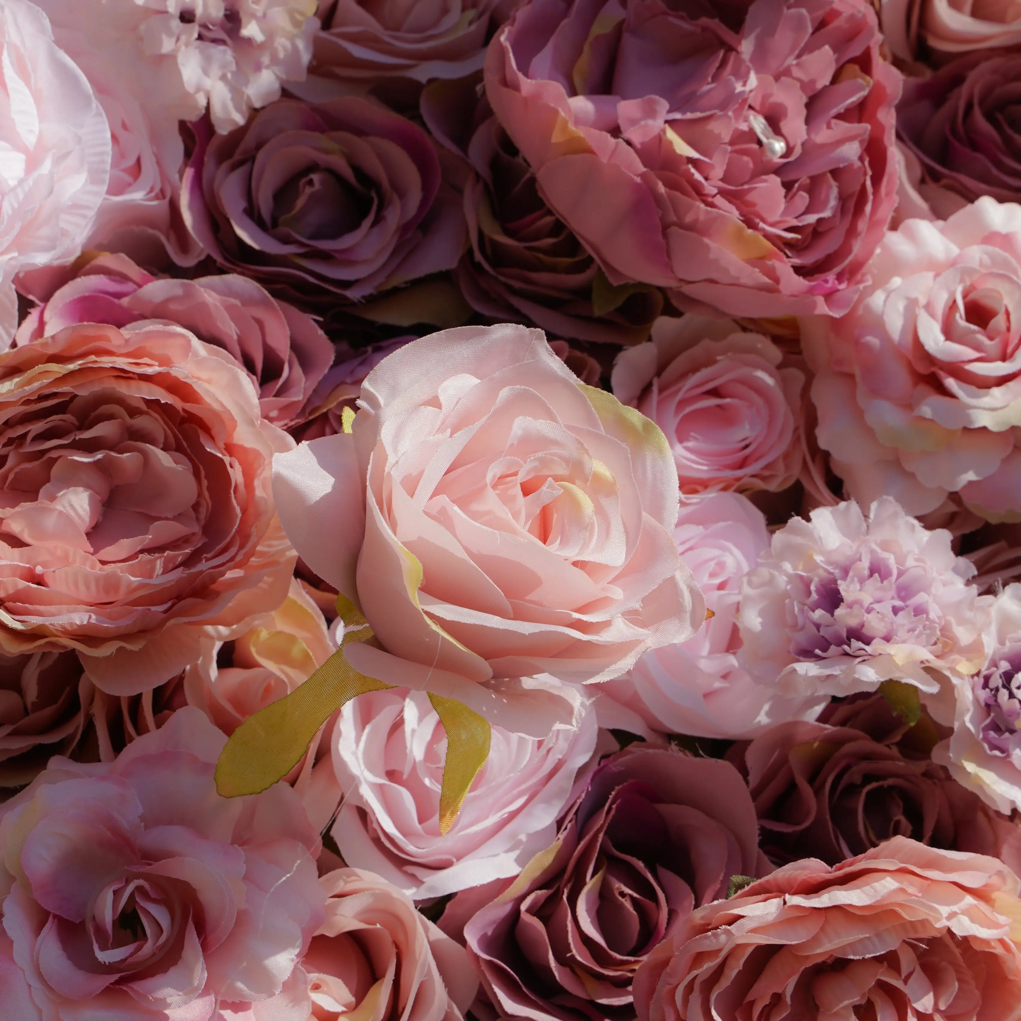 Monet:5D Fabric Artificial rolling up curtain flower wall