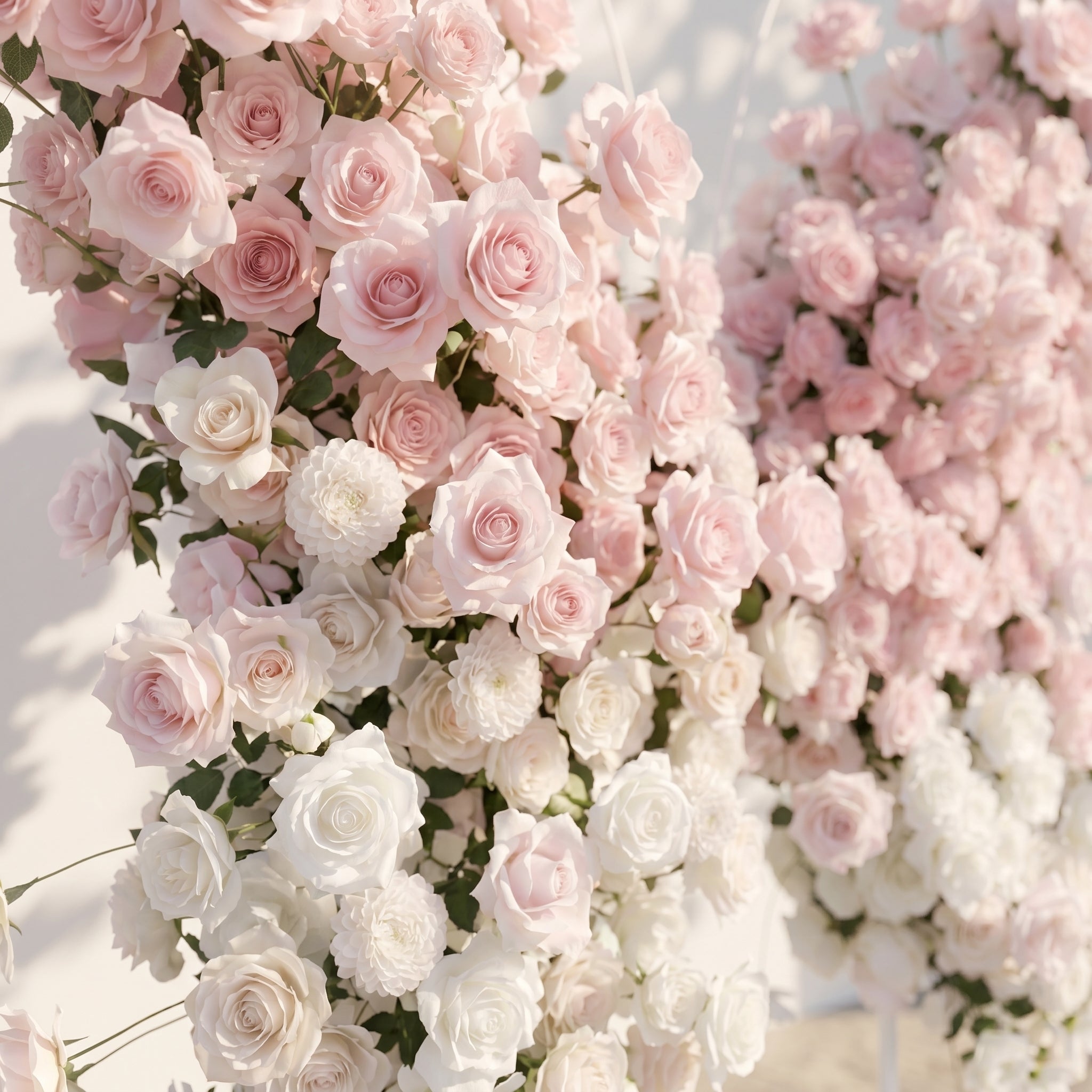 Morviane: Exquisite Pink Butterfly-Shaped Flower Wall for Luxury Events & Parties Backdrop