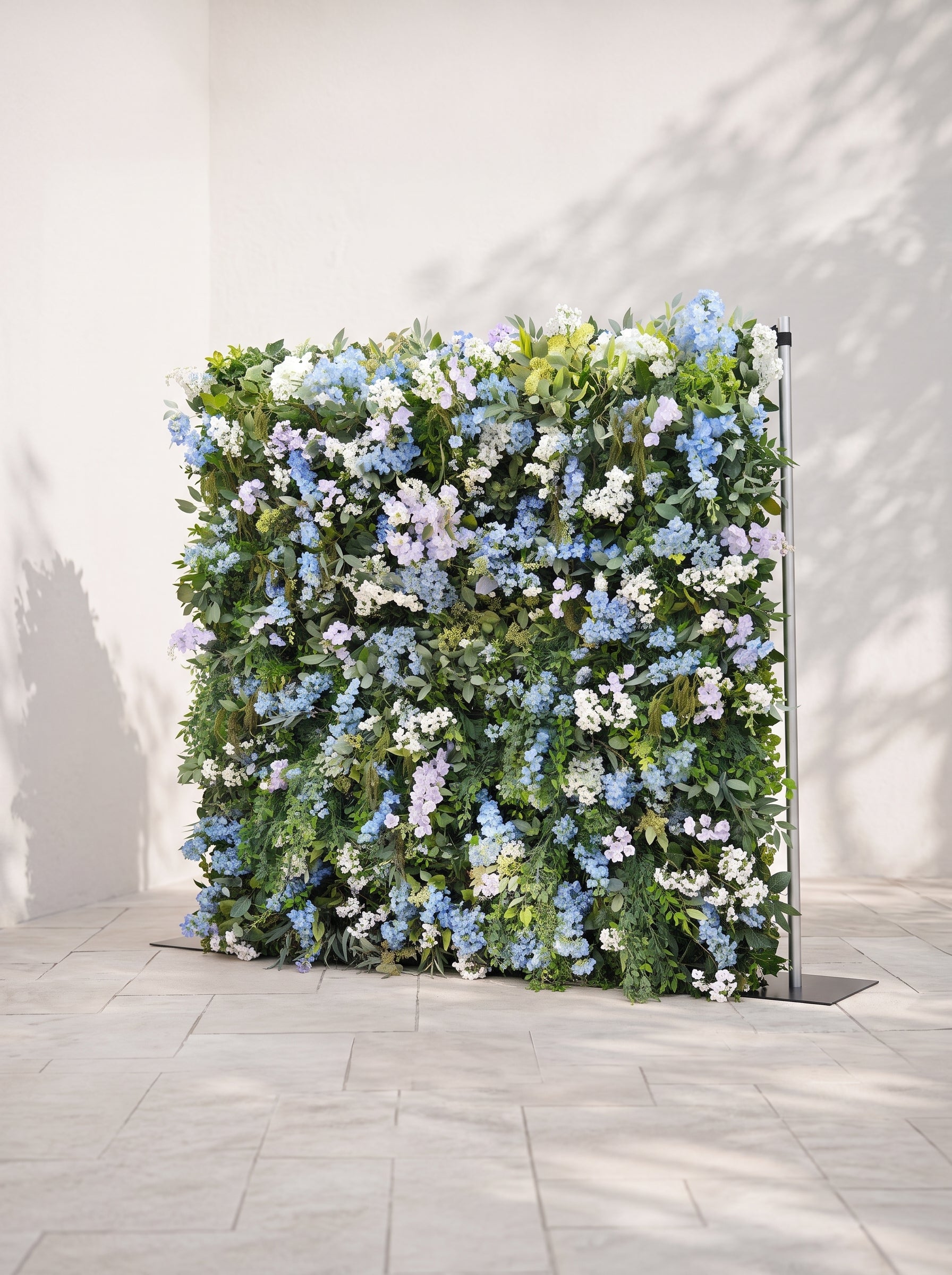 Palia: 5D Fabric Artificial rolling up curtain flower wall — right view