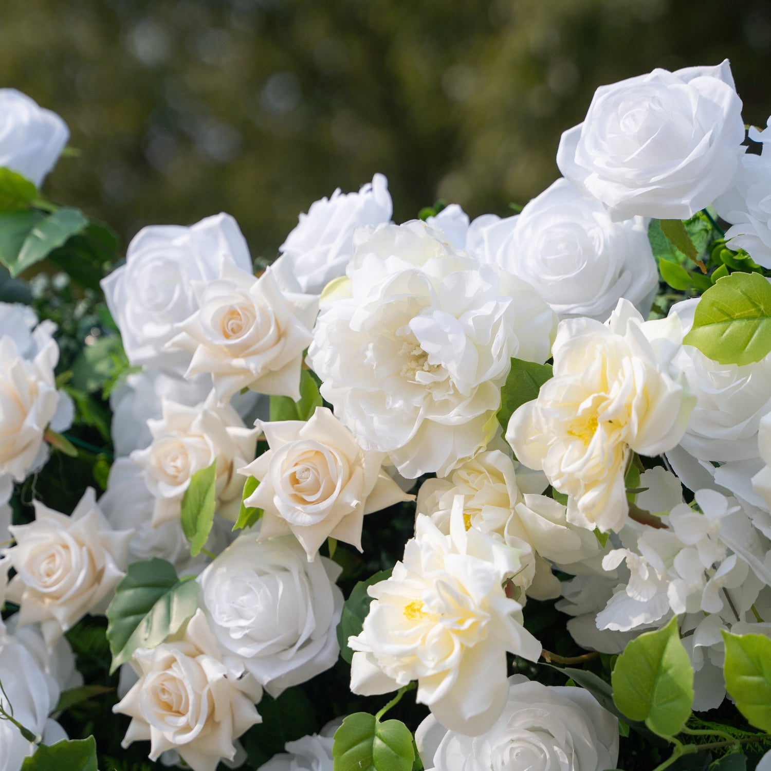 Piper:3D Fabric Artificial rolling up curtain flower wall