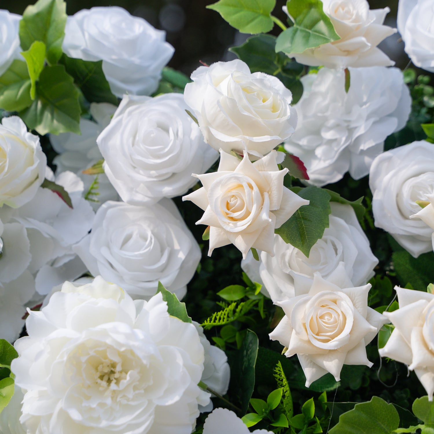 Piper:3D Fabric Artificial rolling up curtain flower wall