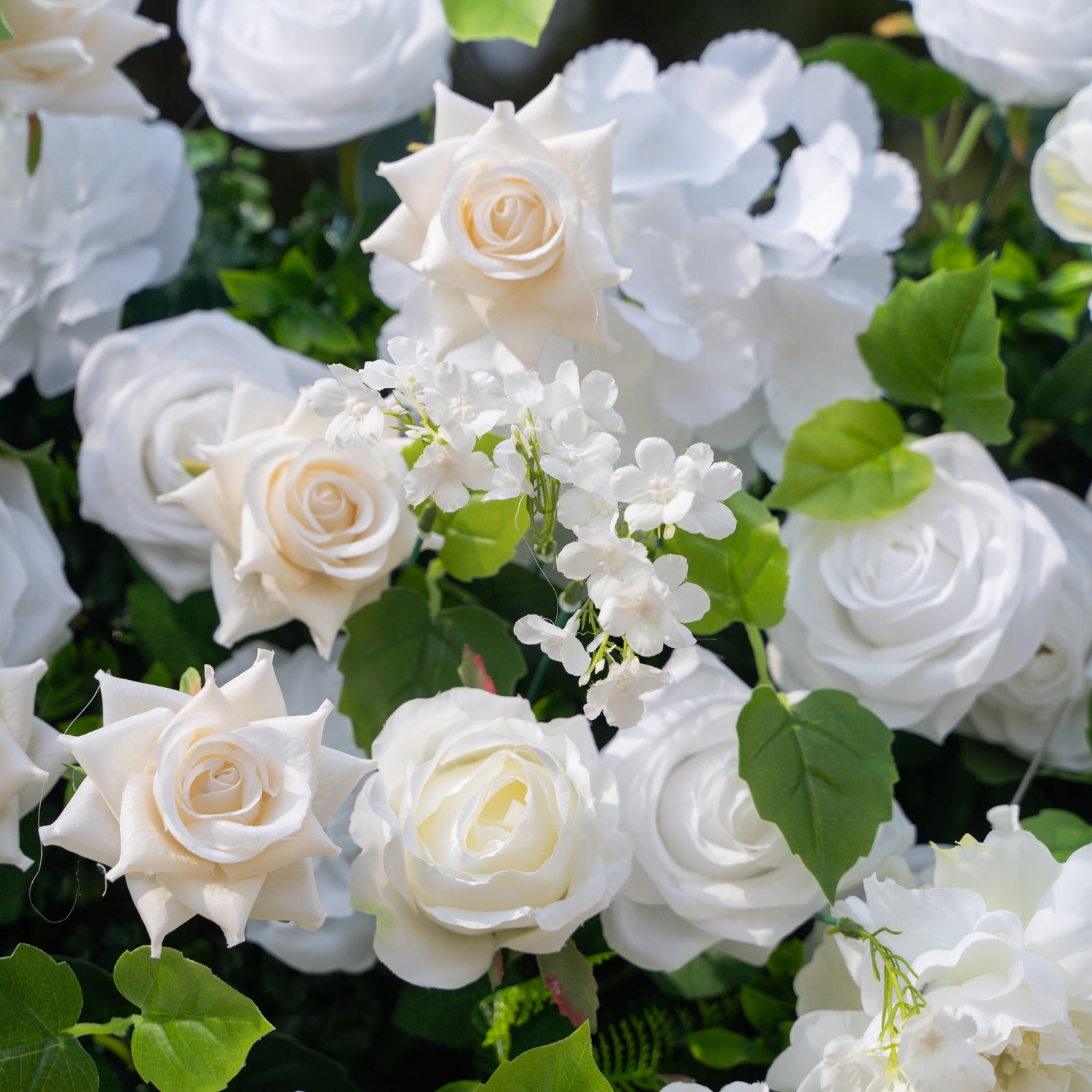 Piper:3D Fabric Artificial rolling up curtain flower wall