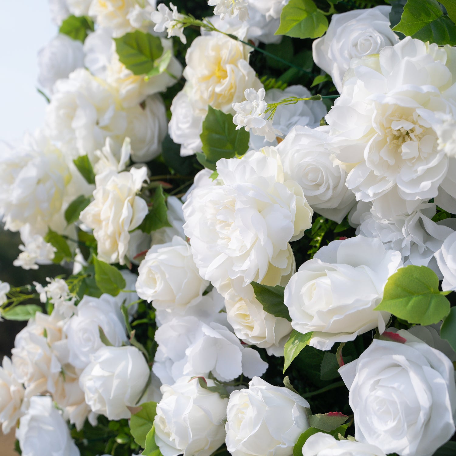 Piper:3D Fabric Artificial rolling up curtain flower wall