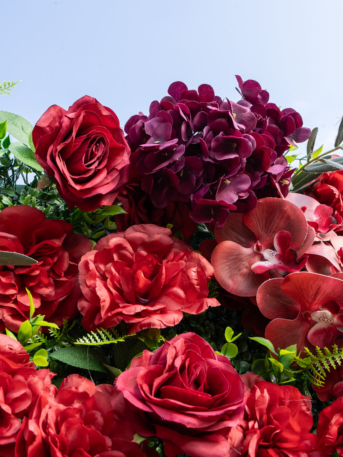 Ranya: 3D Fabric Artificial Zip Up Curtain Flower Wall For Wedding and Events Decoration