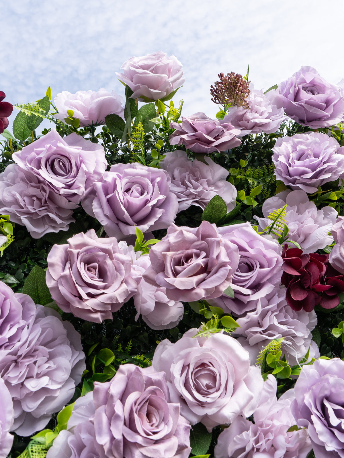 Runa: 3D Fabric Artificial Zip Up Curtain Flower Wall For Wedding and Events Decoration