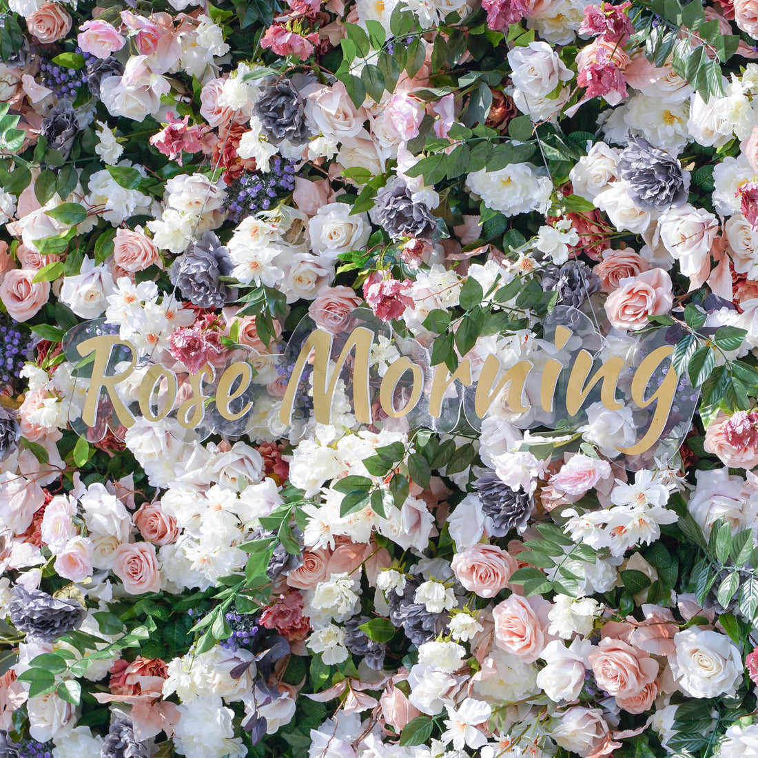 Selena:5D Fabric Artificial rolling up curtain flower wall