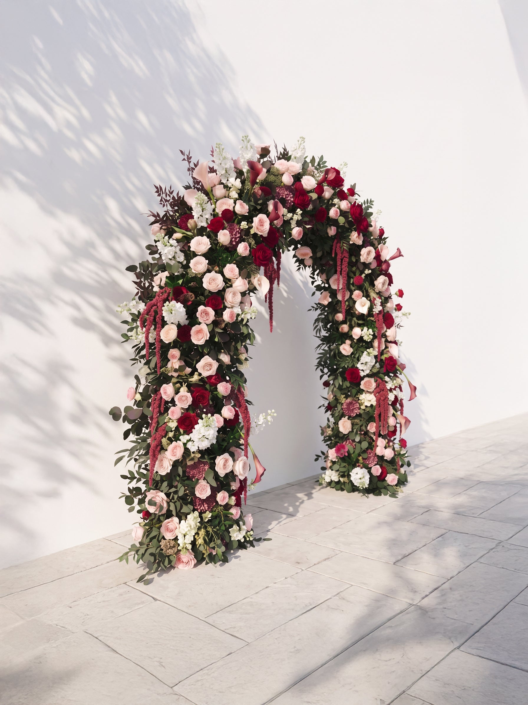 Servale Luxury Door Shaped Flower Arch with Frame for Wedding Party Event Backdrop Decoration — left view