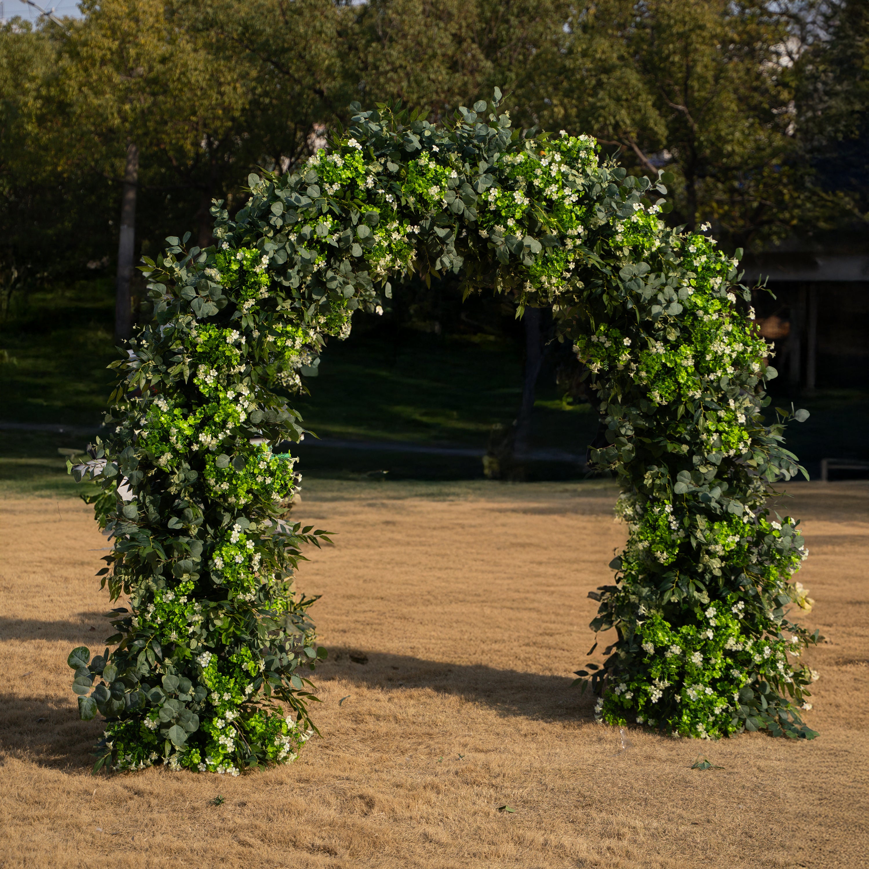 Shamrock: St. Patrick’s Day Decor Flower Arch for Background Decoration Wedding and Party (Including Frame)