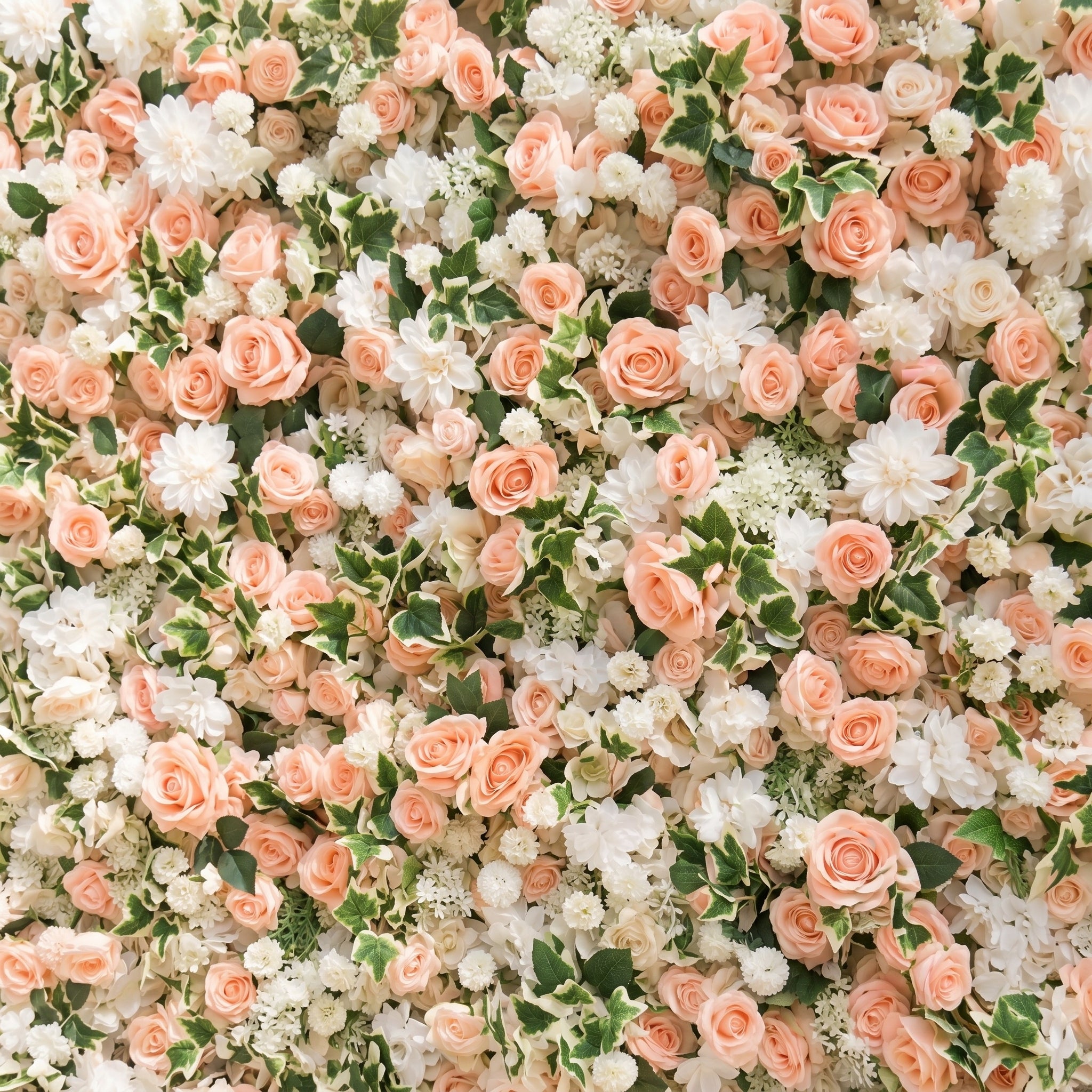 Stelsira: Luxury 4D Pink&WhiteWedding Flower wall with Pink Roses&Greenery for Wedding&Event Decor stelsira detail 1