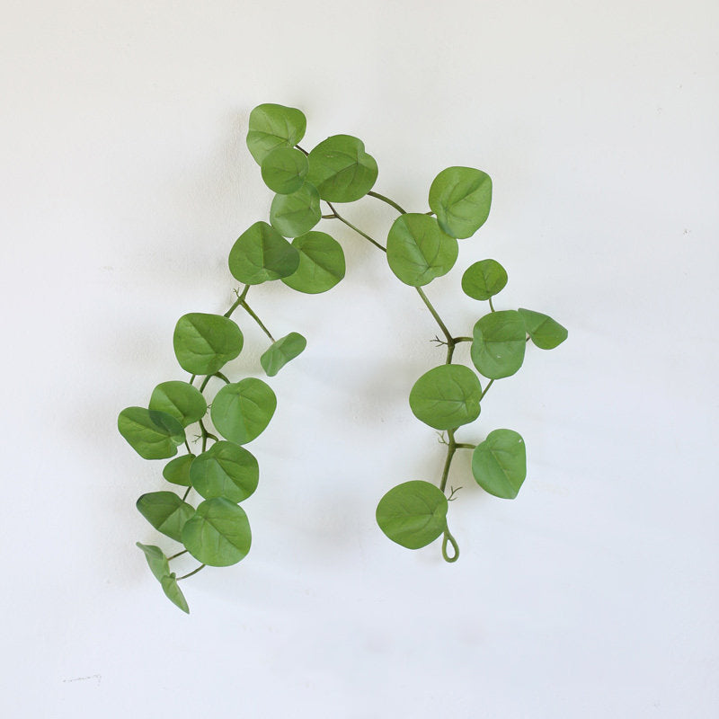 69 InchesGreen Ivy Vine Eucalyptus Begonia Leaf Floral Climbing Decor for Wall Hanging