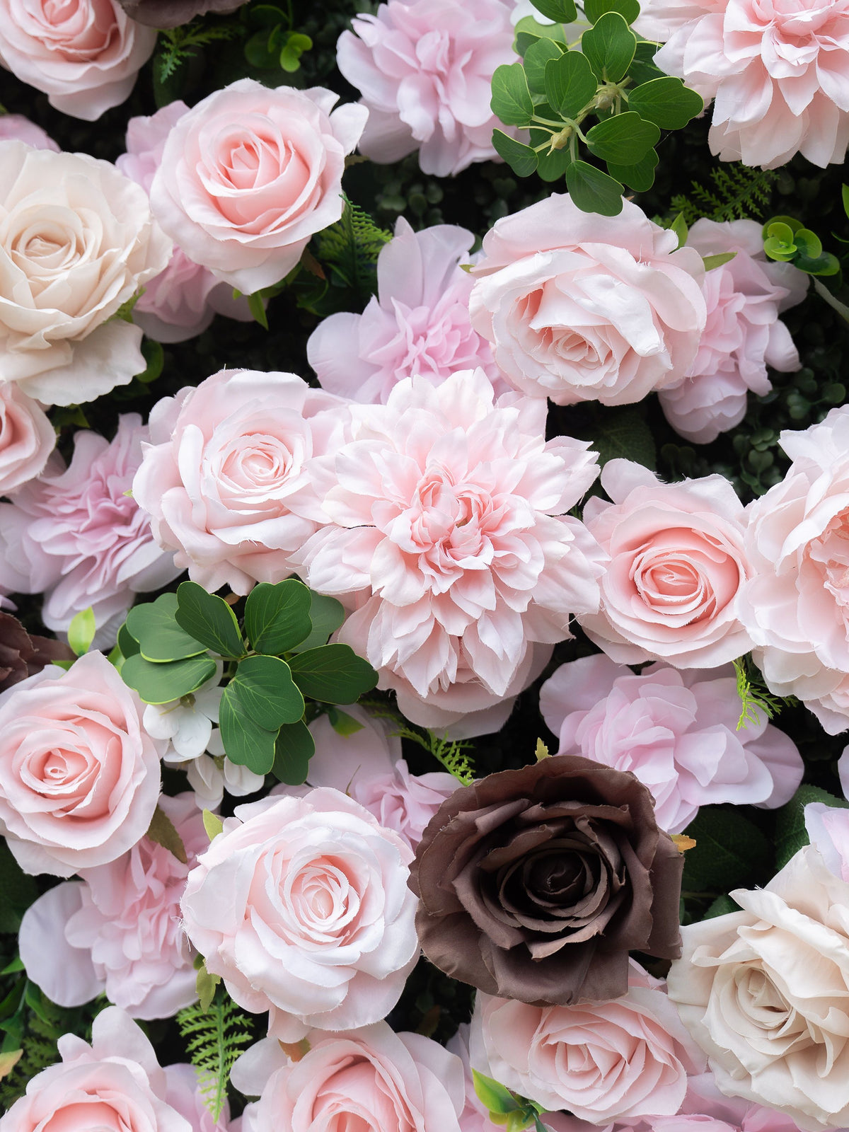 Solenne: 3D Fabric Artificial Zip Up Curtain Flower Wall For Wedding and Events Decoration