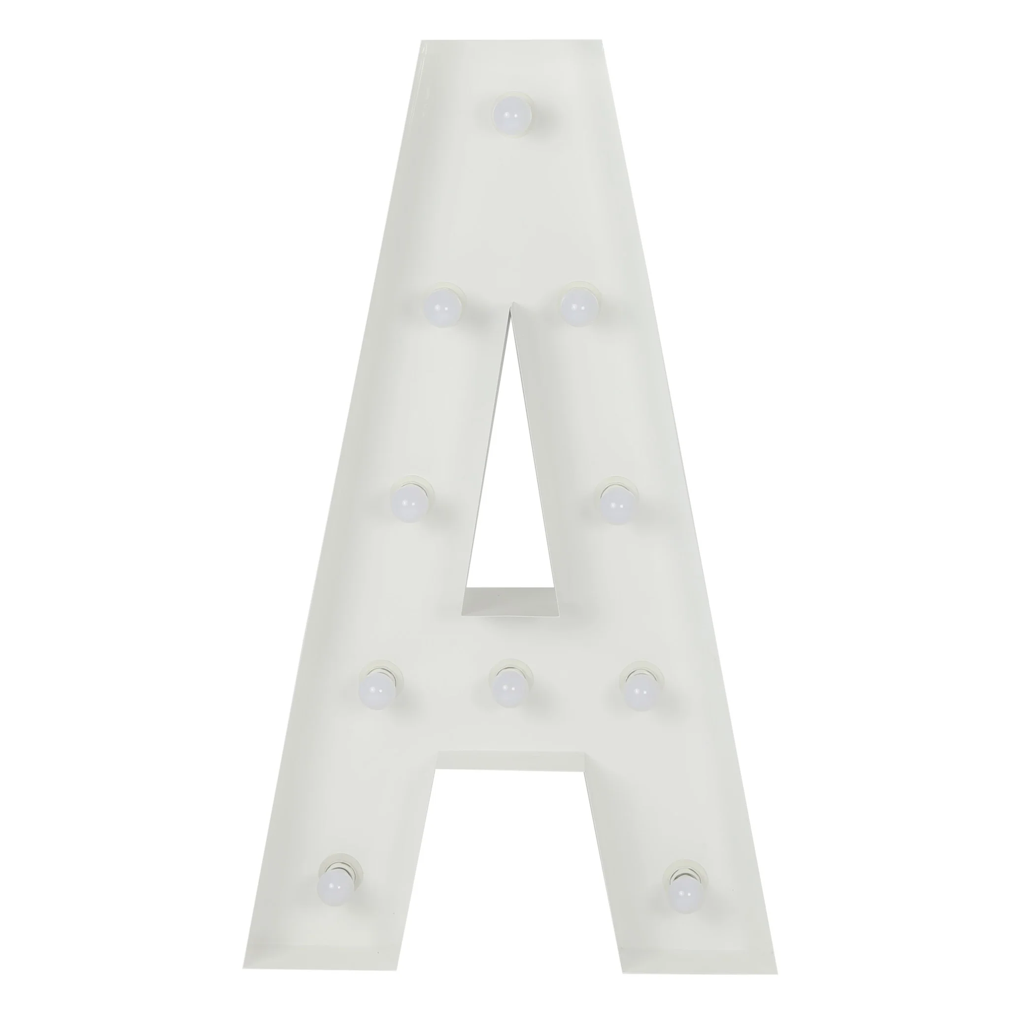 V027: Event Decoration Large 4ft Tall LED Marquee Letter - A Rose Morning