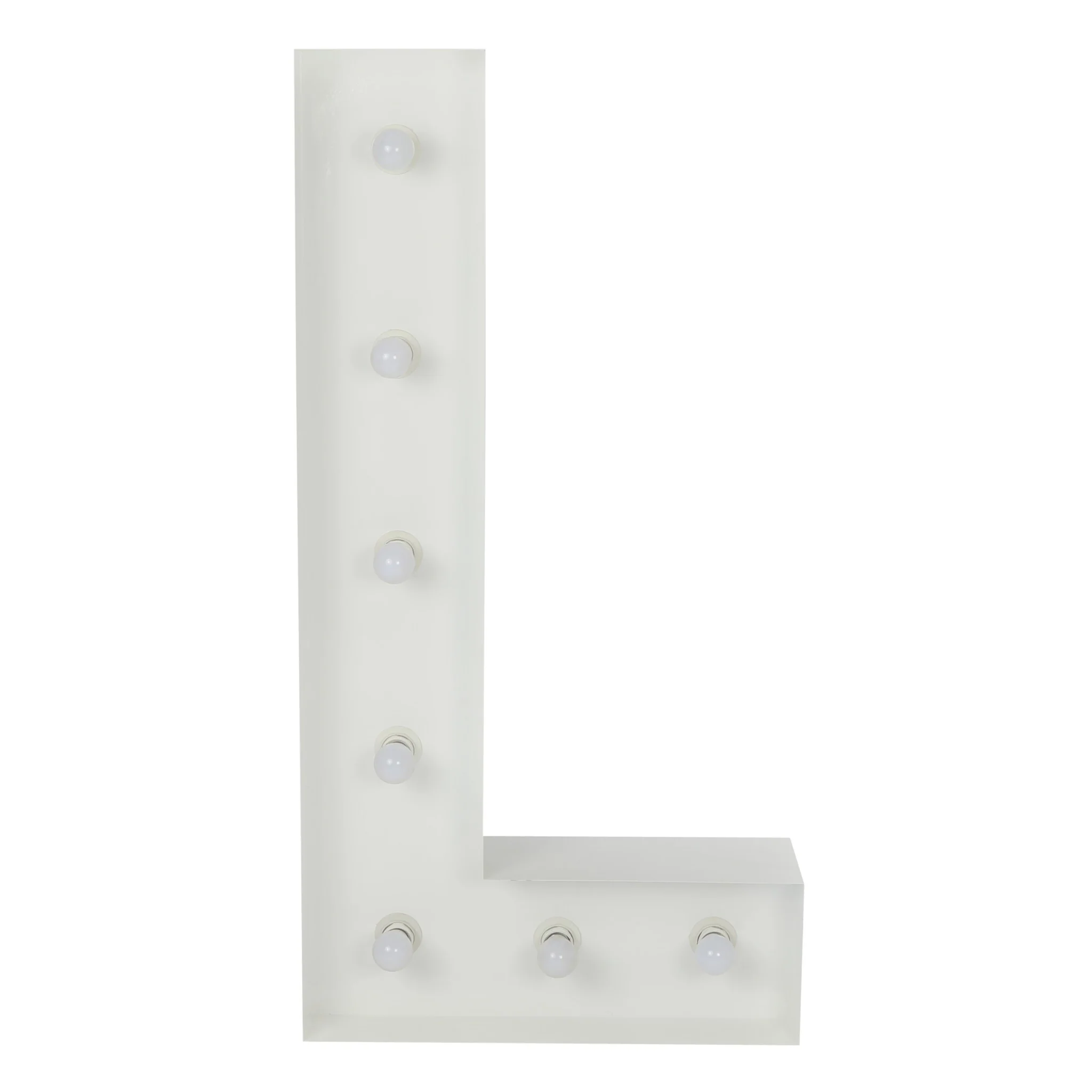 Event Decoration Large 4ft Tall LED Marquee Letter - L Rose Morning