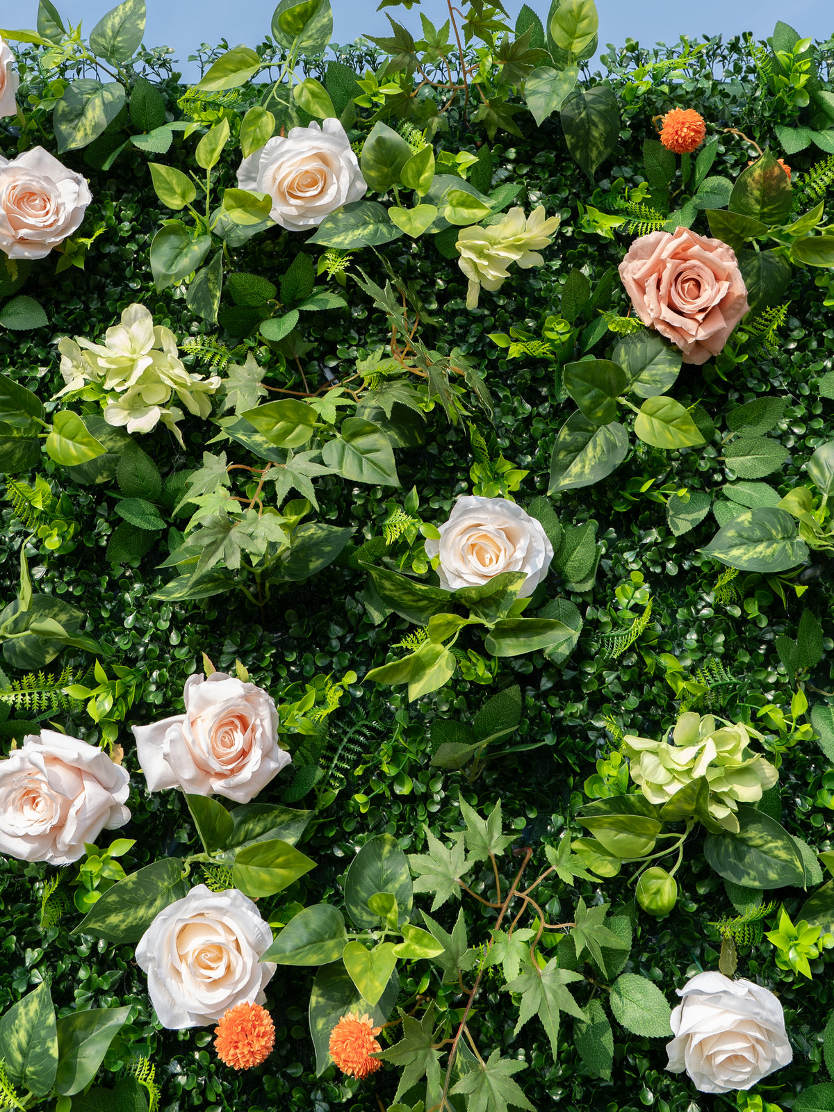 Valesa: 3D Fabric Artificial Zip Up Curtain Flower Wall For Wedding and Events Decoration