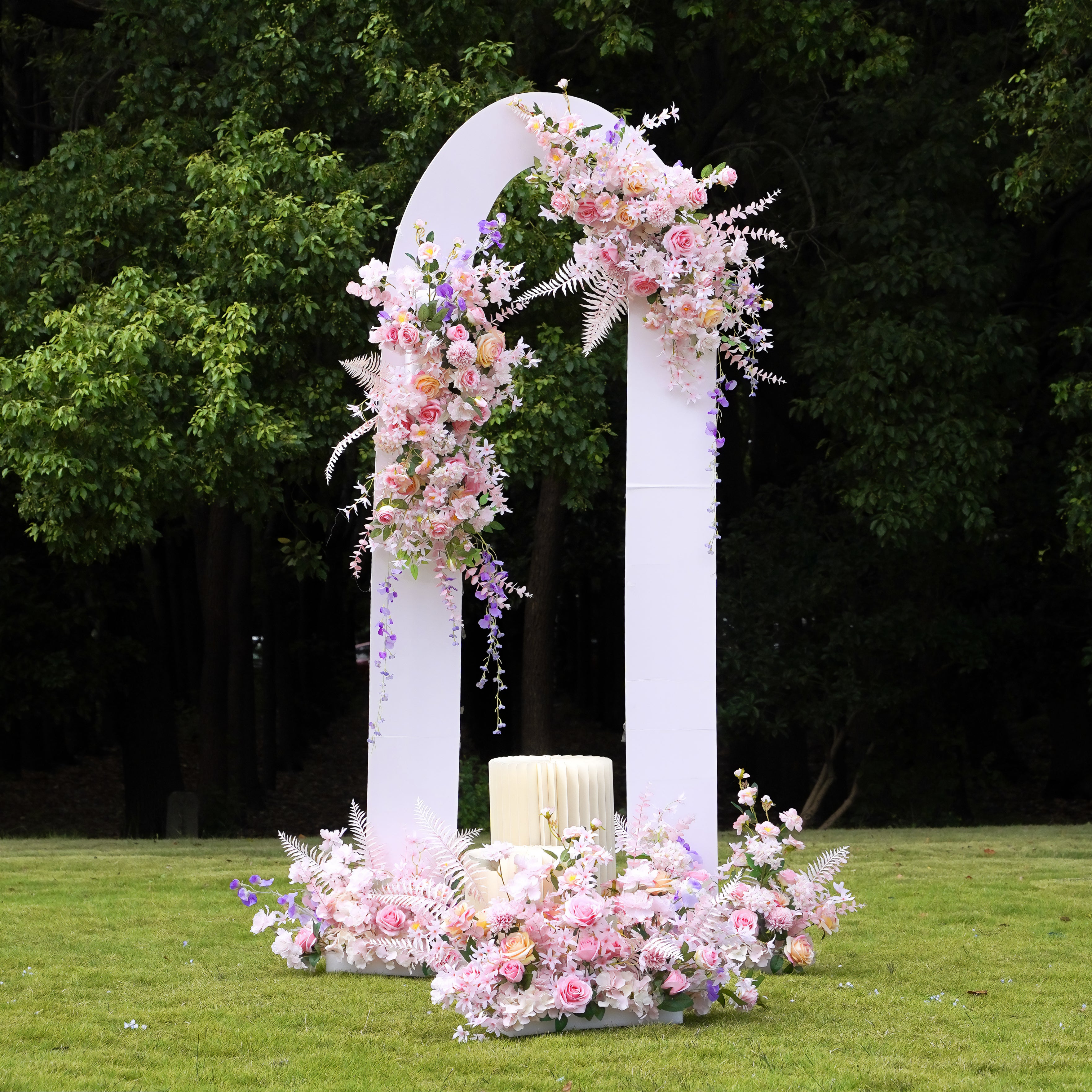 W027:2023 New Flower Centerpiece Bouquet Table Decoration Flower Set Rose Morning