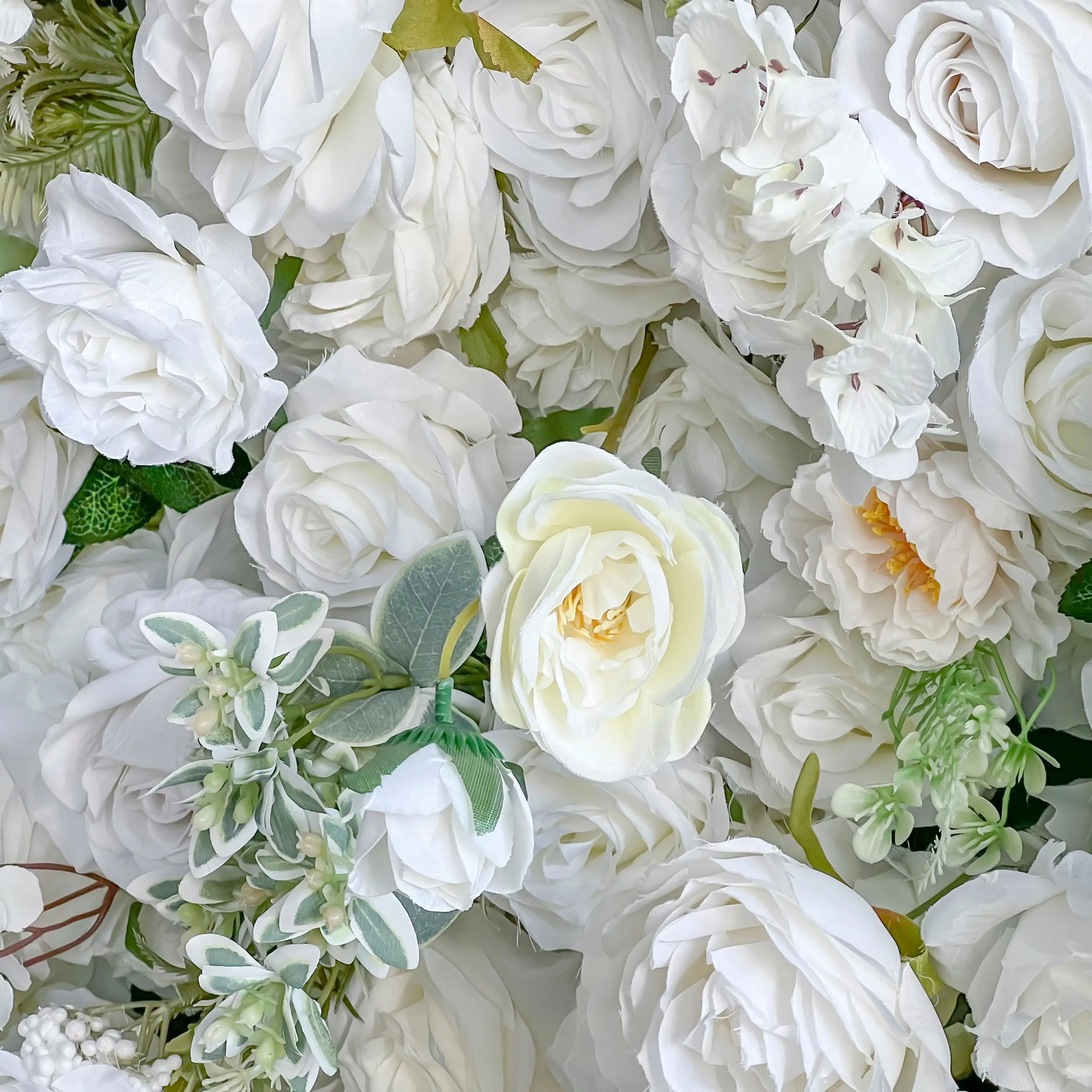 Yimi:5D Garden Series Fabric Artificial rolling up curtain flower wall