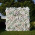 The flower walls are made of artificial flowers in various colors, layered at different levels to create a lush, elegant and natural look. The exclusive zipper design and roll-up design make it easy to install and remove.Rose Morning