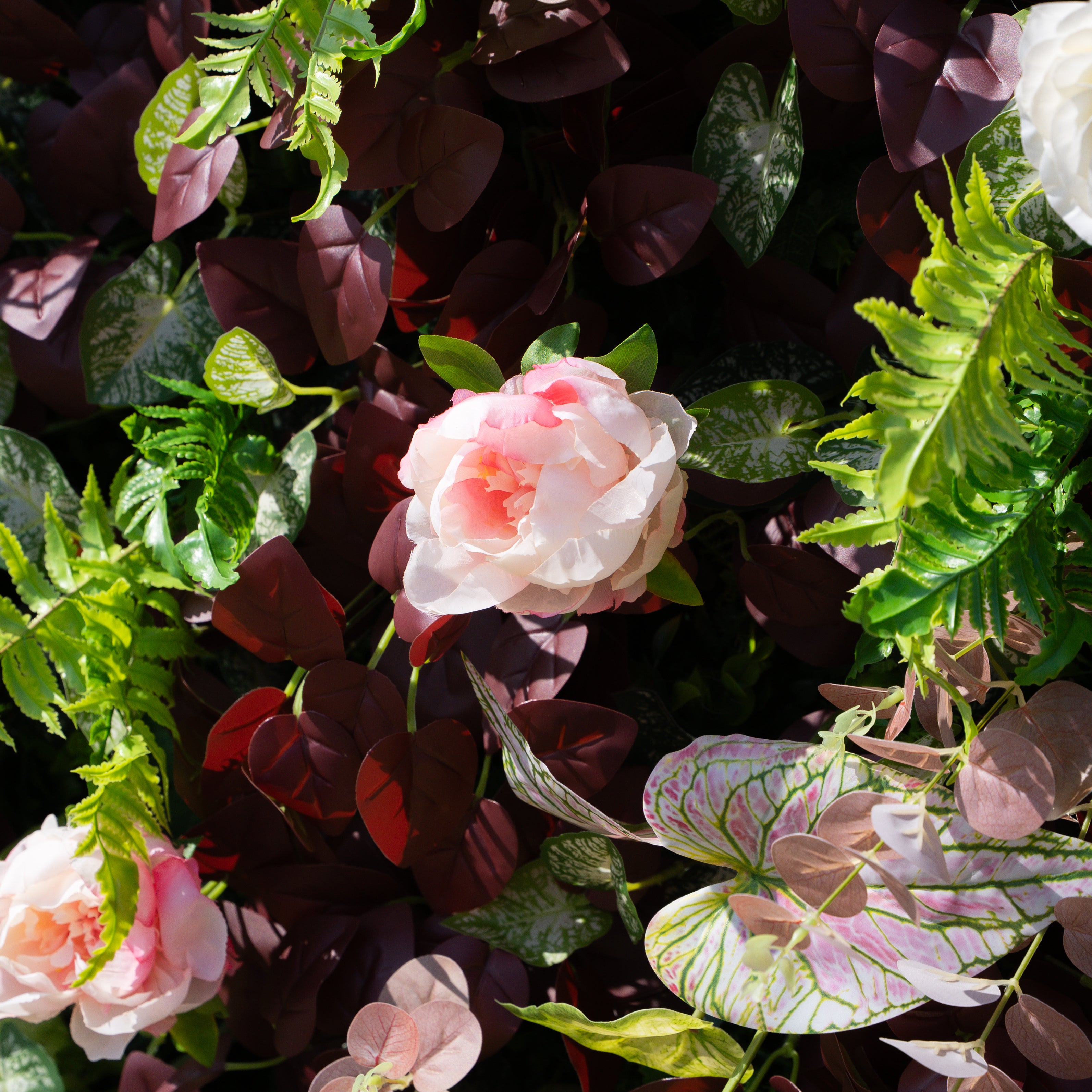 Adelaide:4D Fabric Artificial rolling up curtain flower wall (Ready to ship-Only USA)