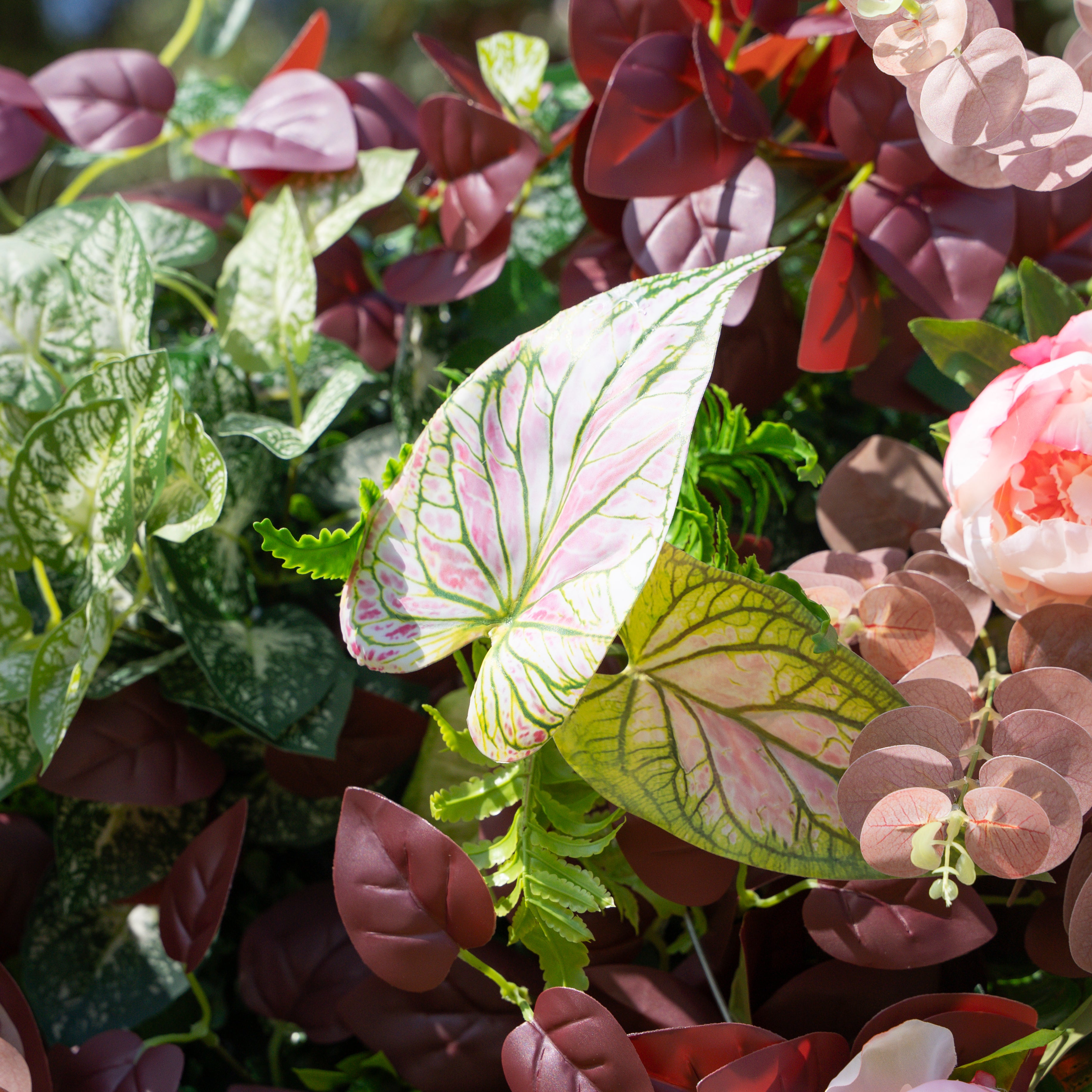 Adelaide:4D Fabric Artificial rolling up curtain flower wall (Ready to ship-Only USA)