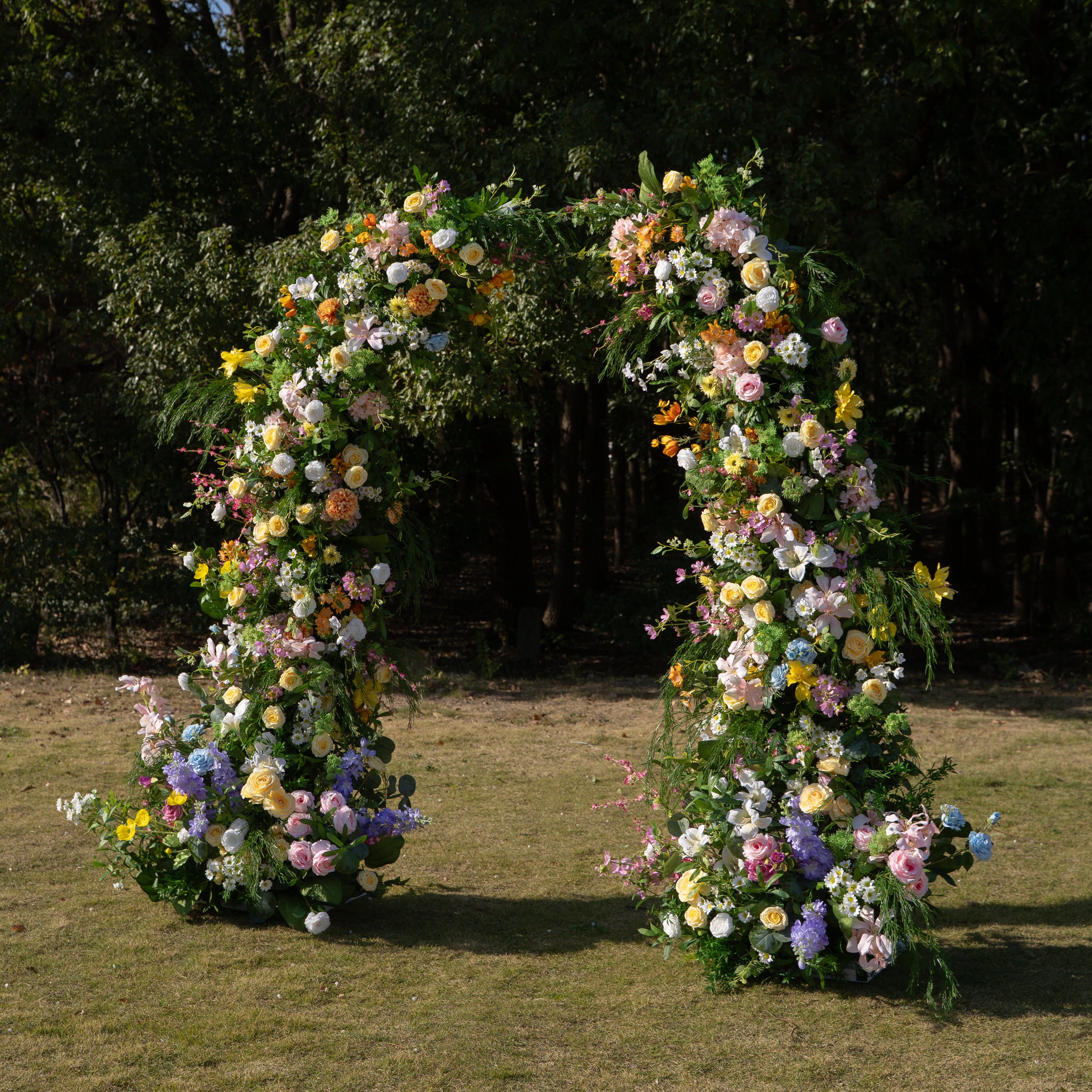 Aglaia: Wedding Party Background Floral Arch Decoration (Including Frame)
