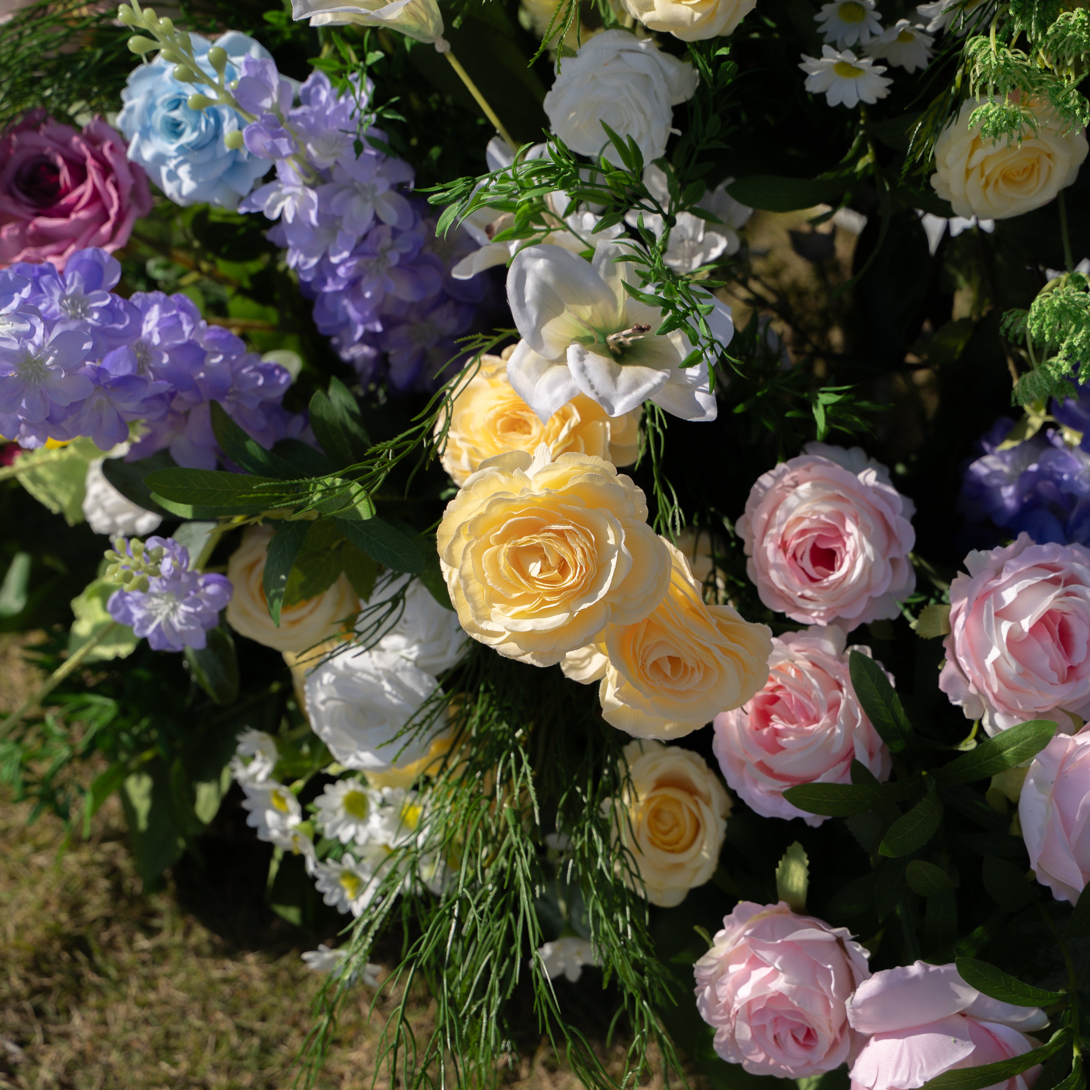 Aglaia: Wedding Party Background Floral Arch Decoration (Including Frame)