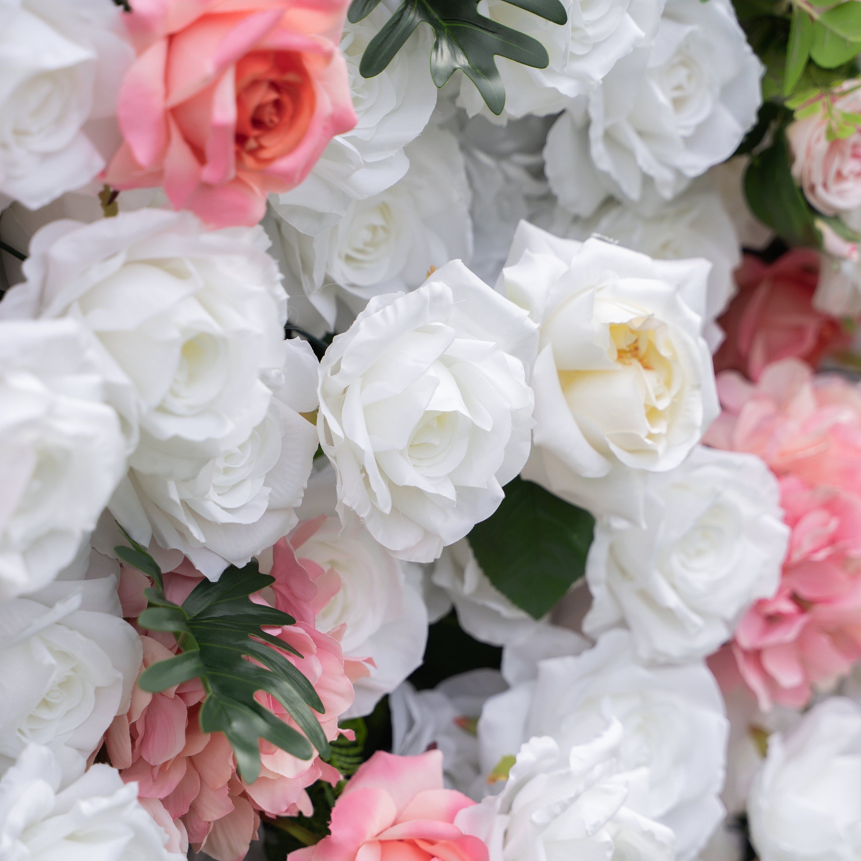 Alissa:5D Fabric Artificial rolling up curtain flower wall
