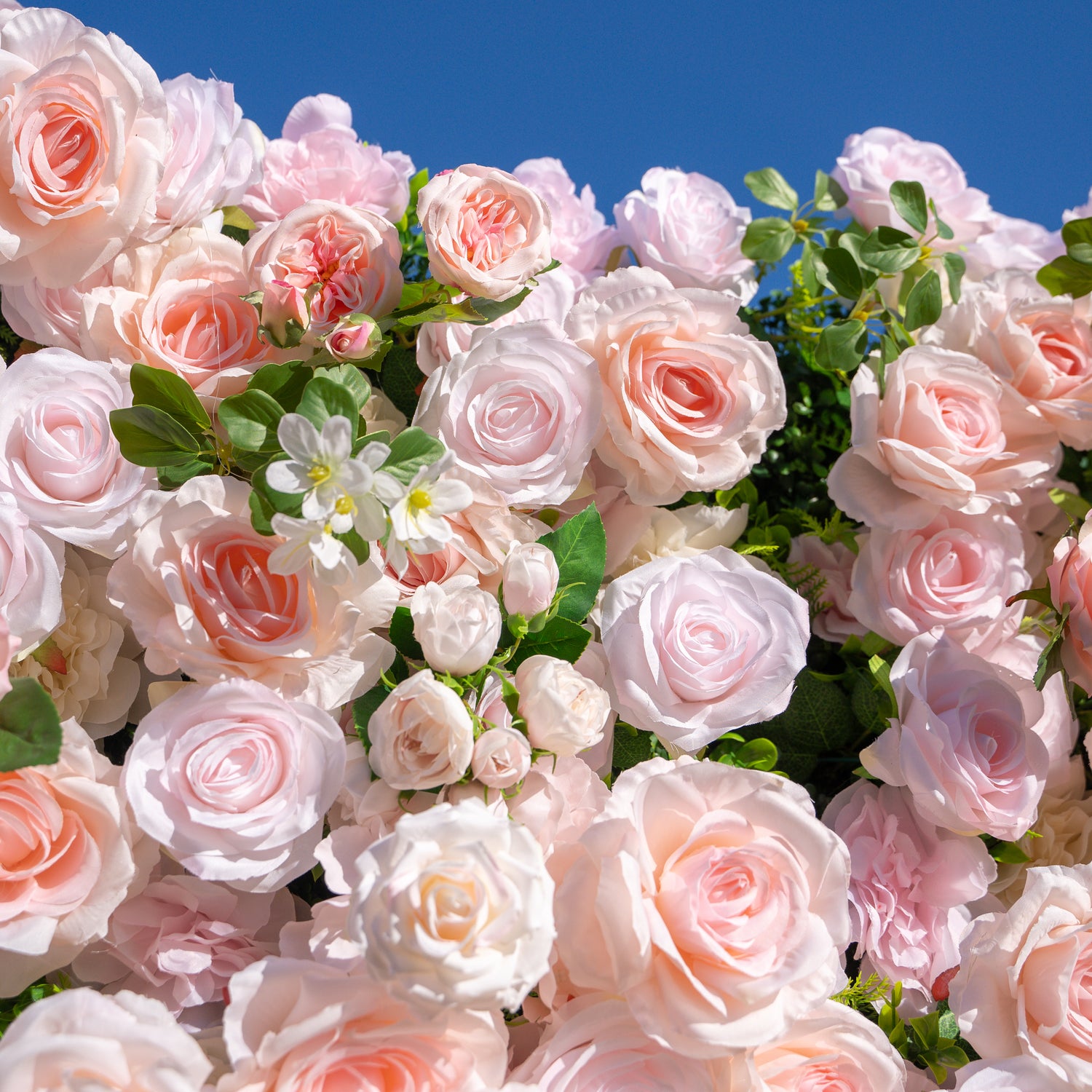 Annette:5D Fabric Artificial rolling up curtain flower wall