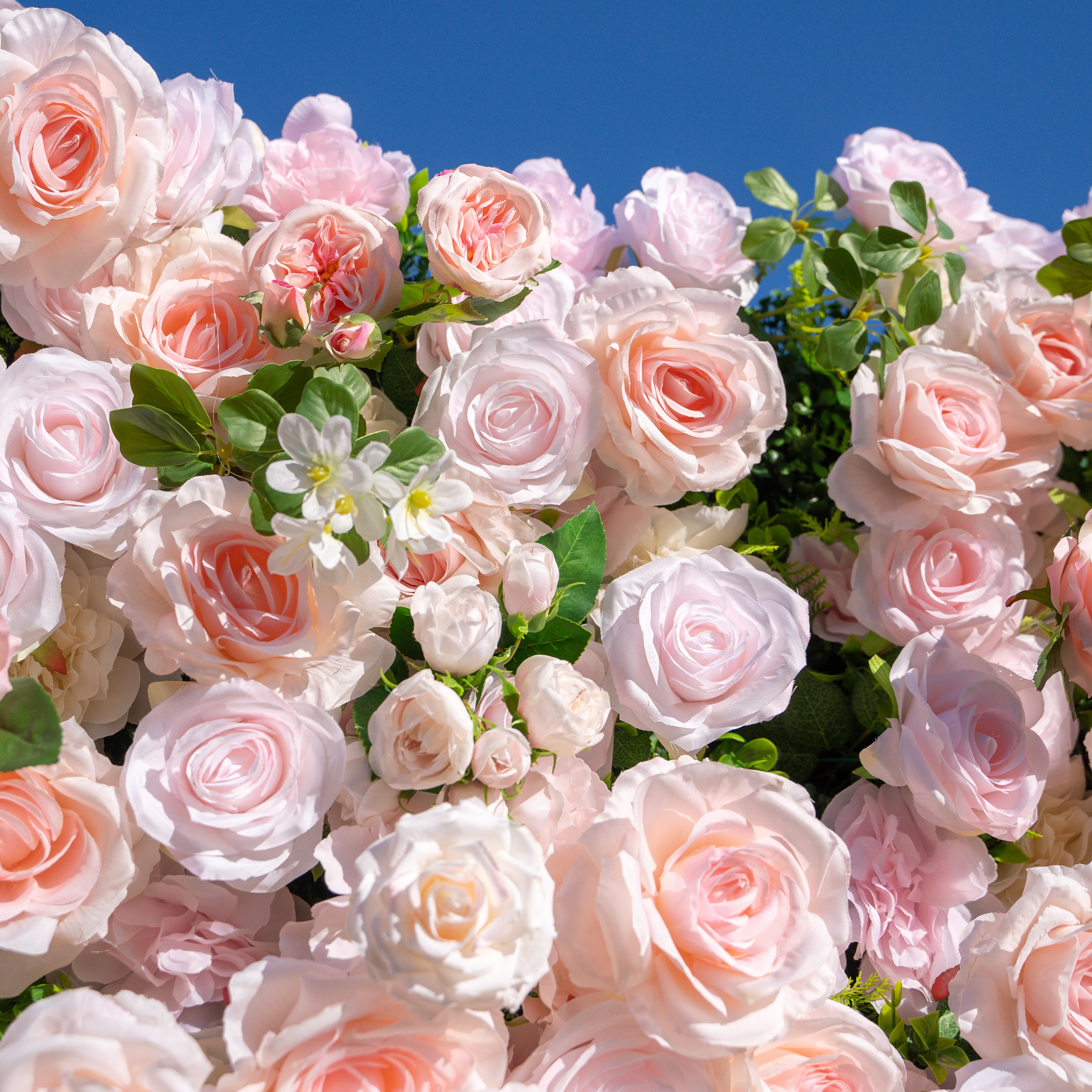 Annette:5D Fabric Artificial rolling up curtain flower wall