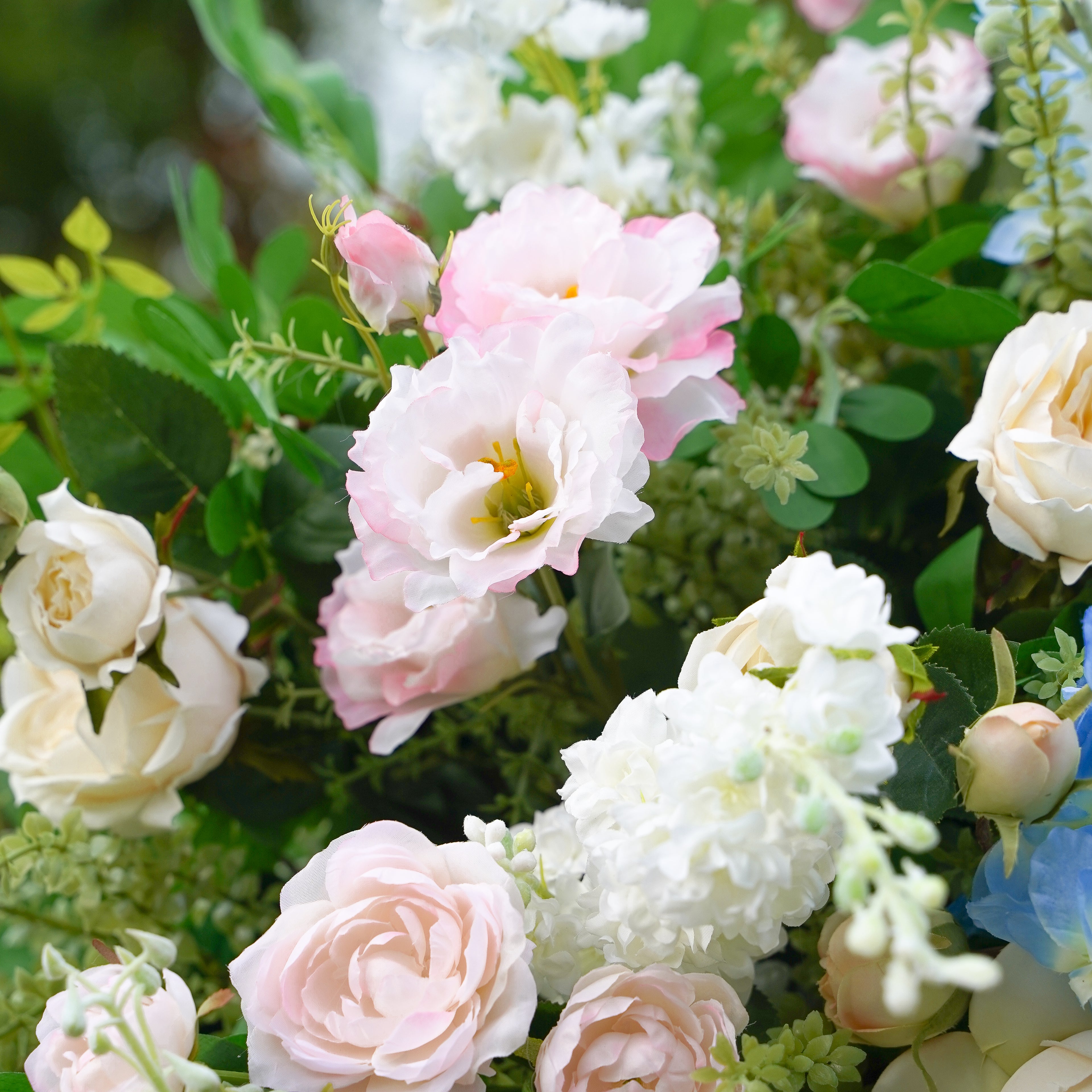 Audrey:2023 New Wedding Party Background Floral Arch Decoration Including Frame -R028 Rose Morning