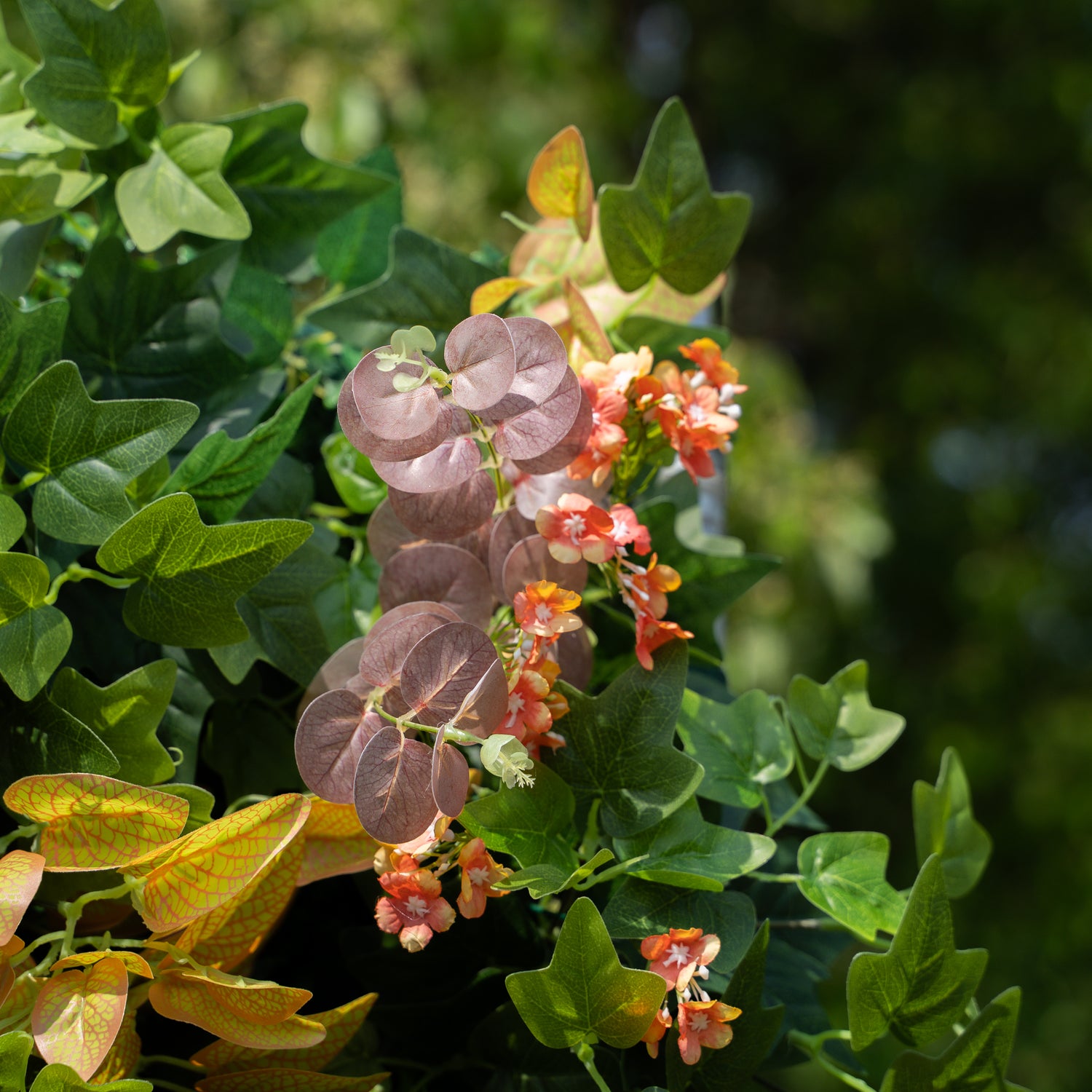 Berenice:4D Fabric Artificial rolling up curtain flower wall