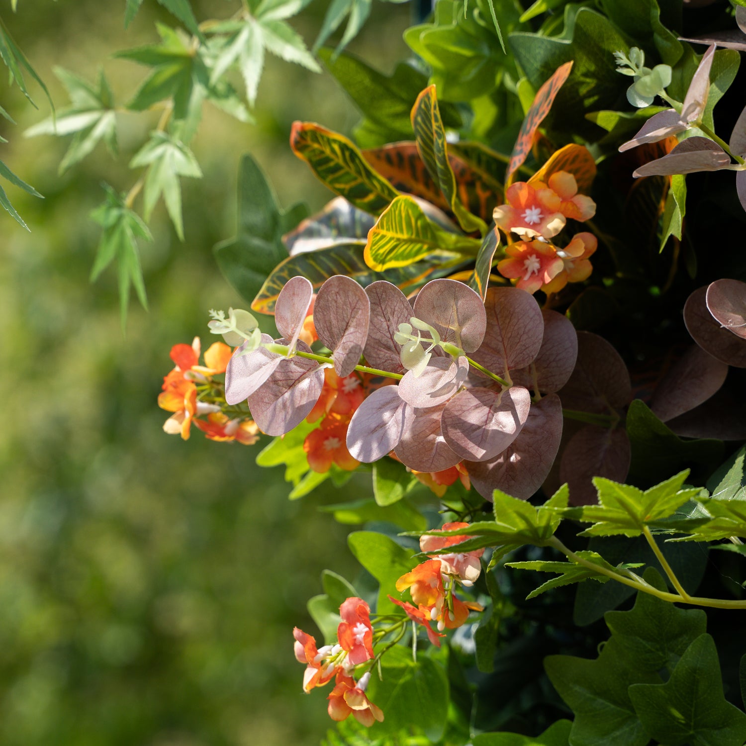 Berenice:4D Fabric Artificial rolling up curtain flower wall