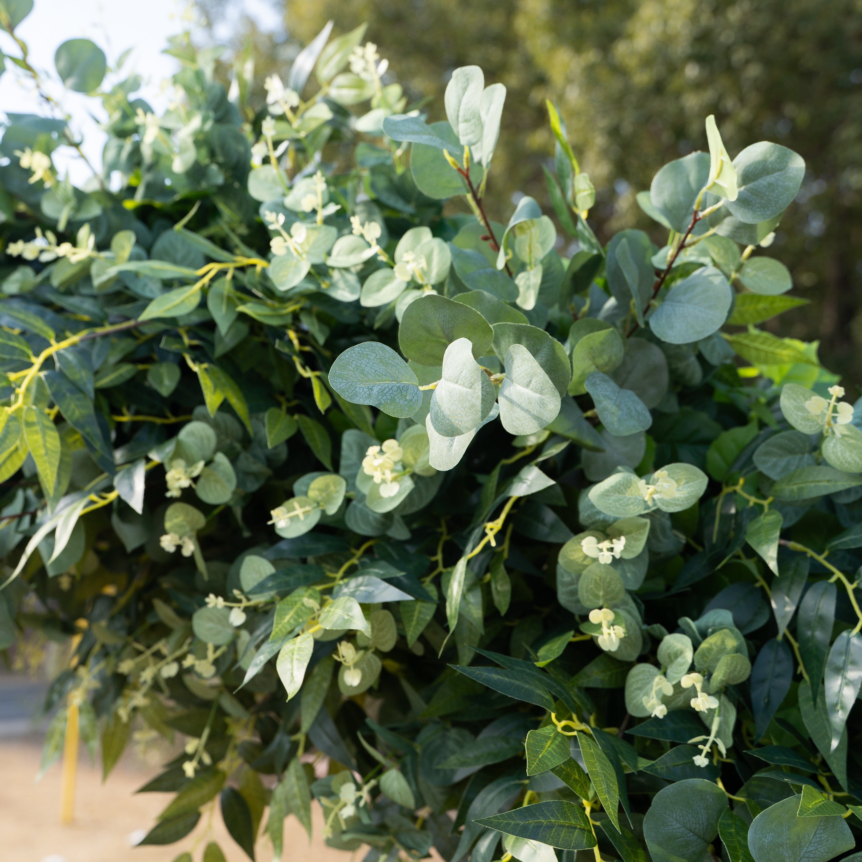 Brooke: All Green Flower Arch for Wedding Party Background Decoration (Including Frame)