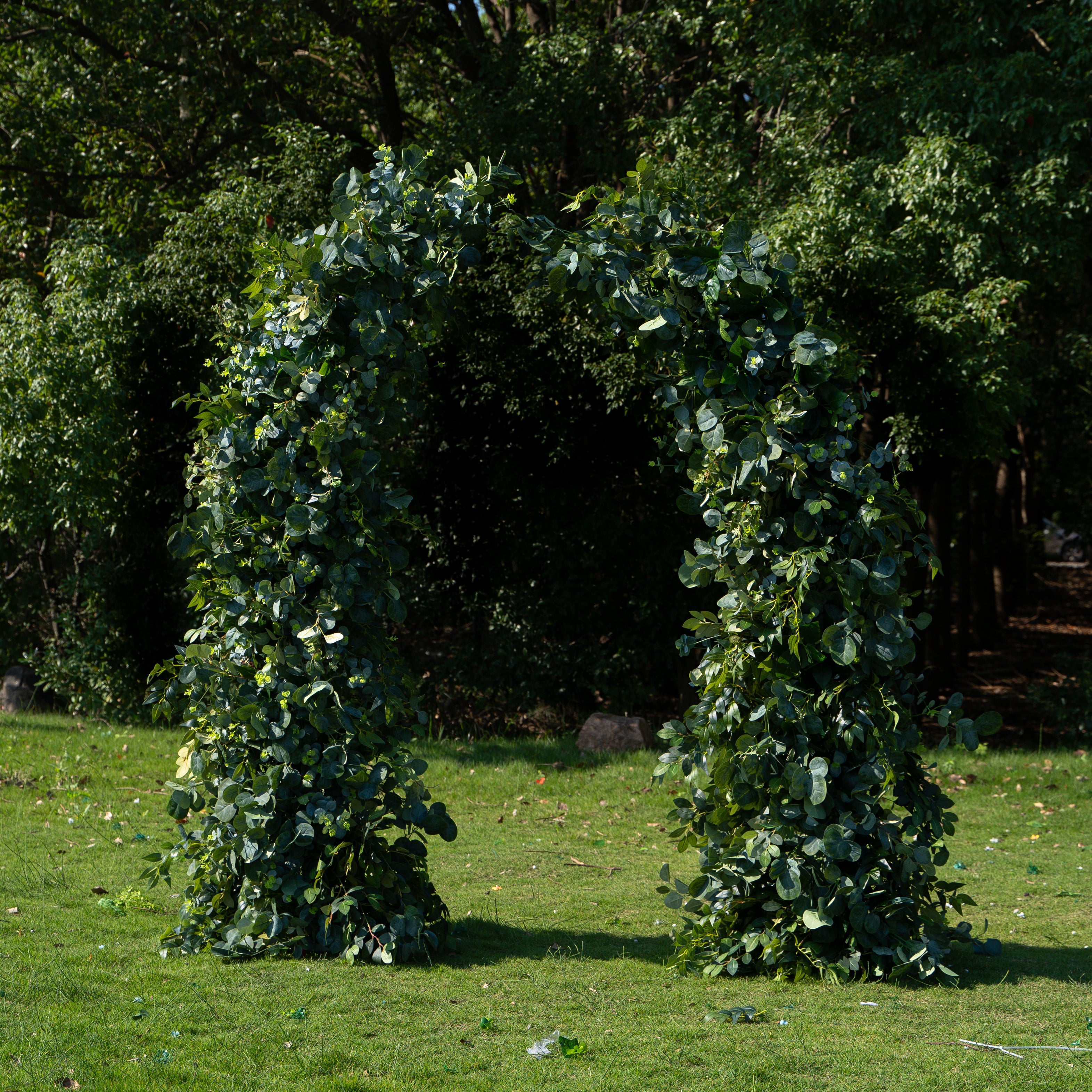 CA01:Wedding Party Background Floral Arch Decoration (Including Frame)