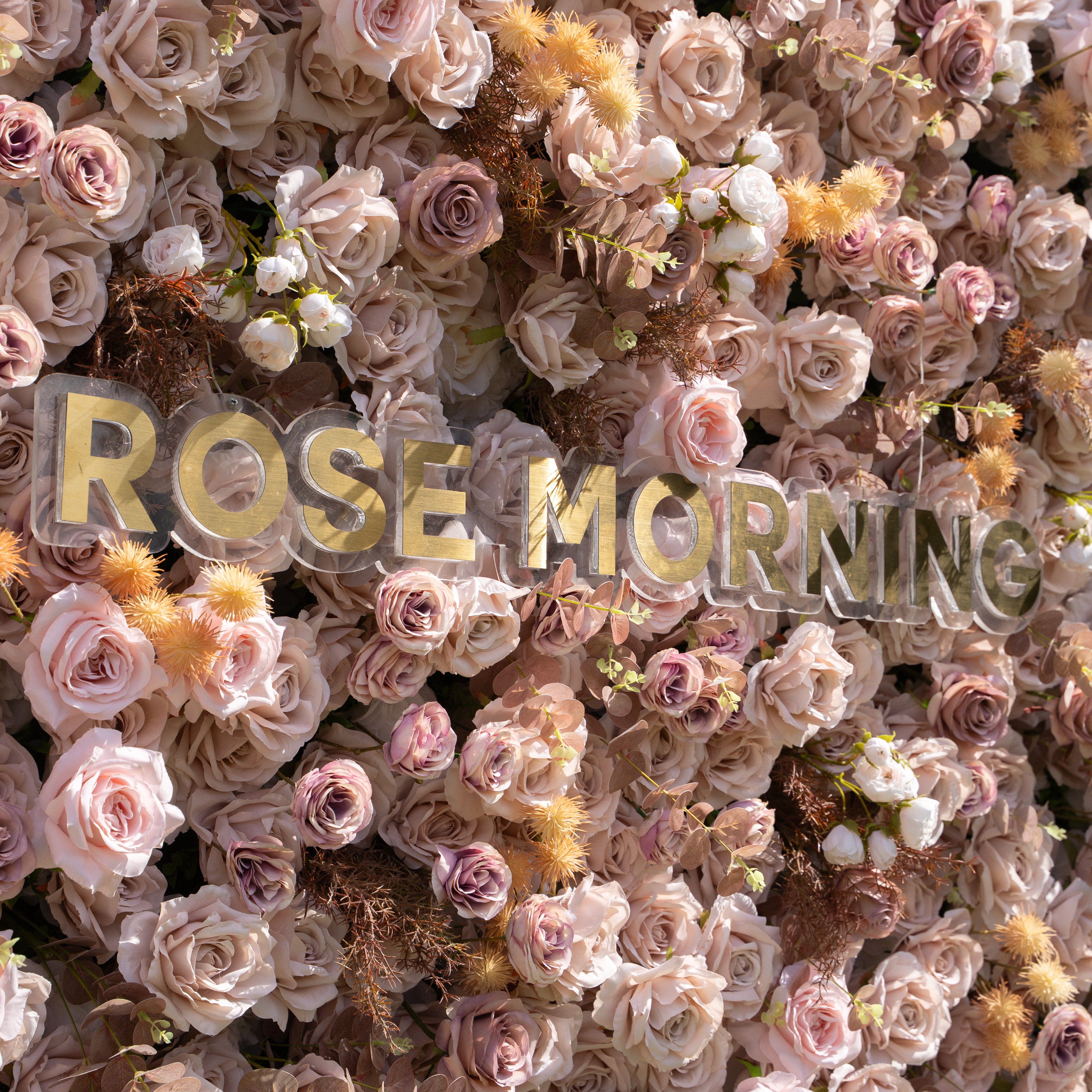 Caffe:5D Fabric Artificial rolling up curtain flower wall
