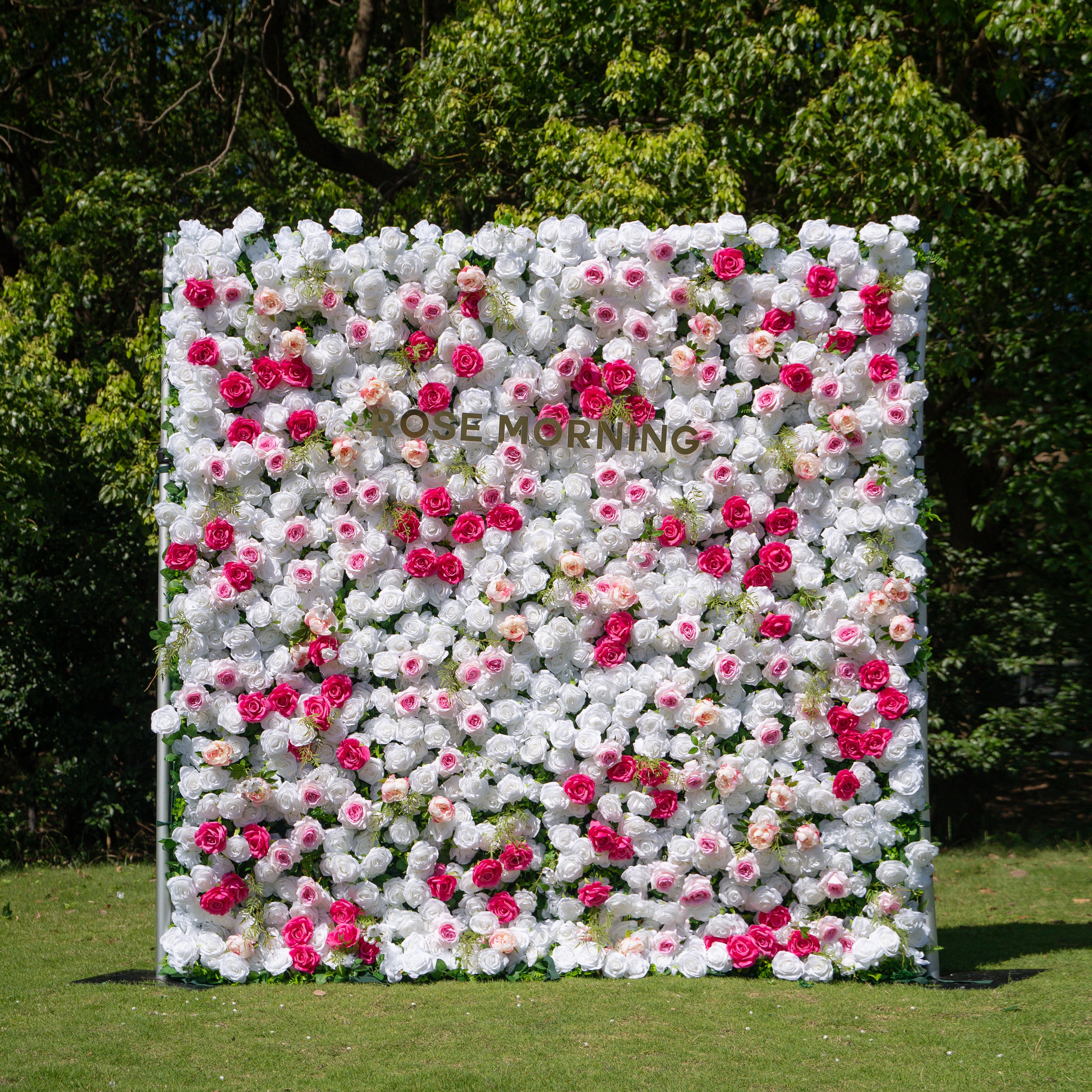Carrie:3D Fabric Artificial rolling up curtain flower wall