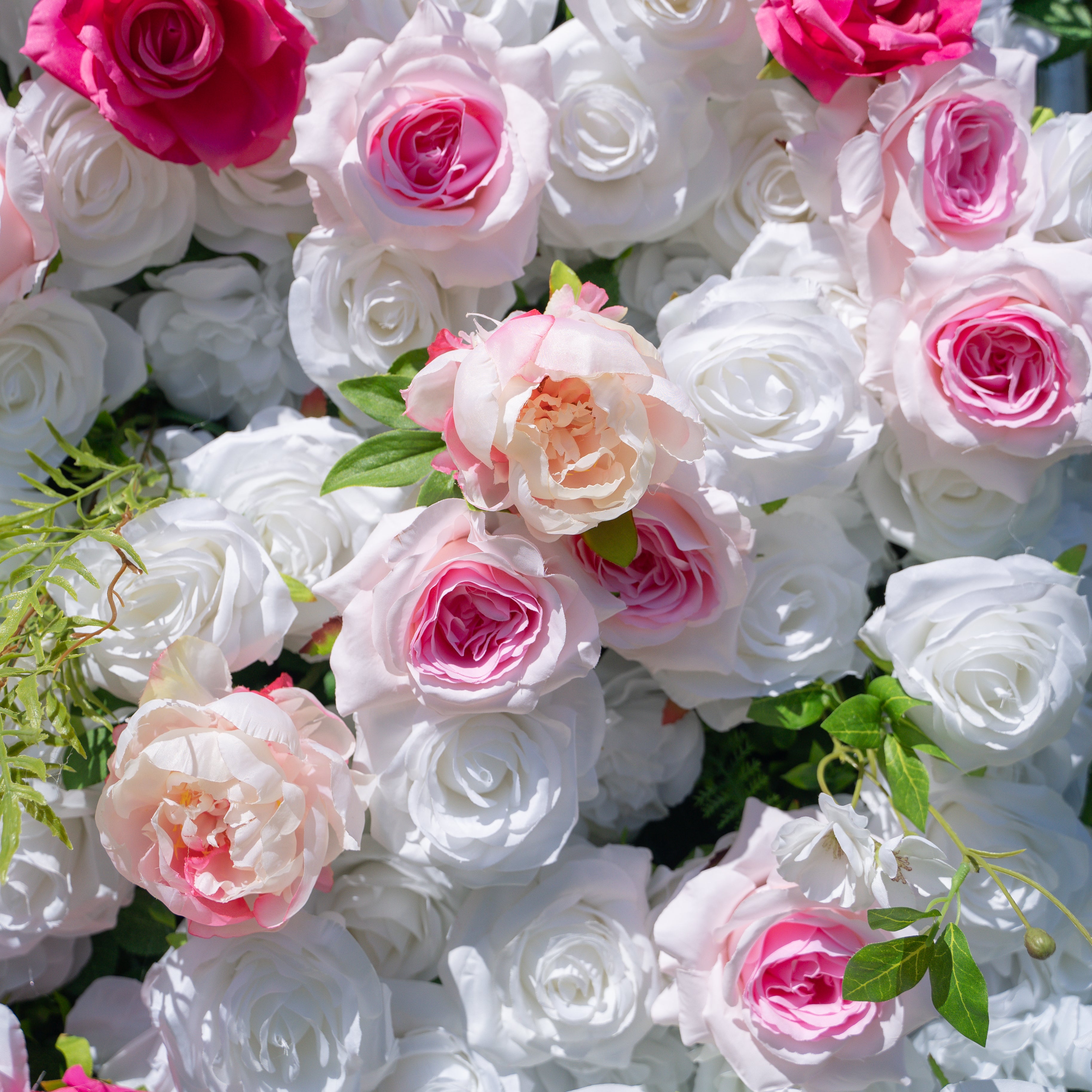 Carrie:3D Fabric Artificial rolling up curtain flower wall