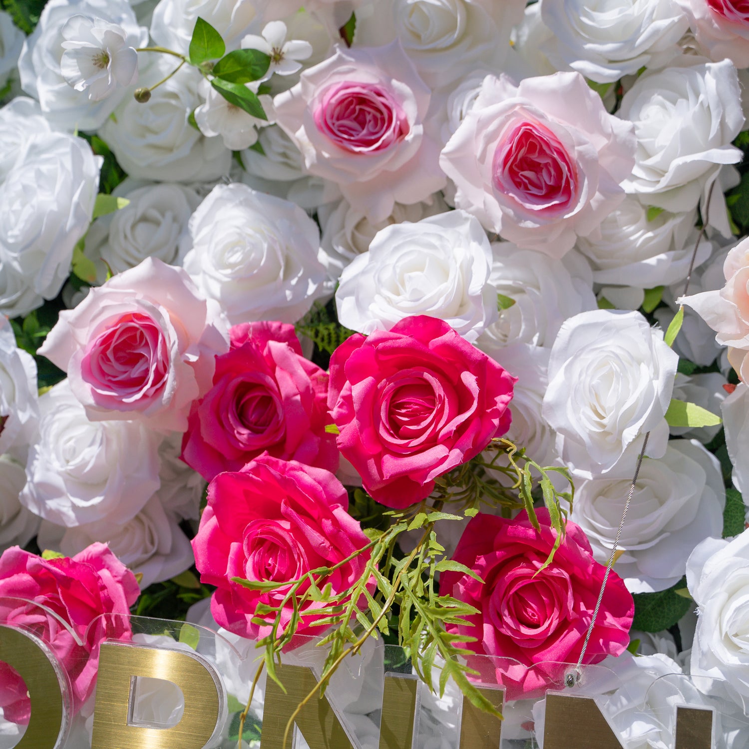 Carrie:3D Fabric Artificial rolling up curtain flower wall
