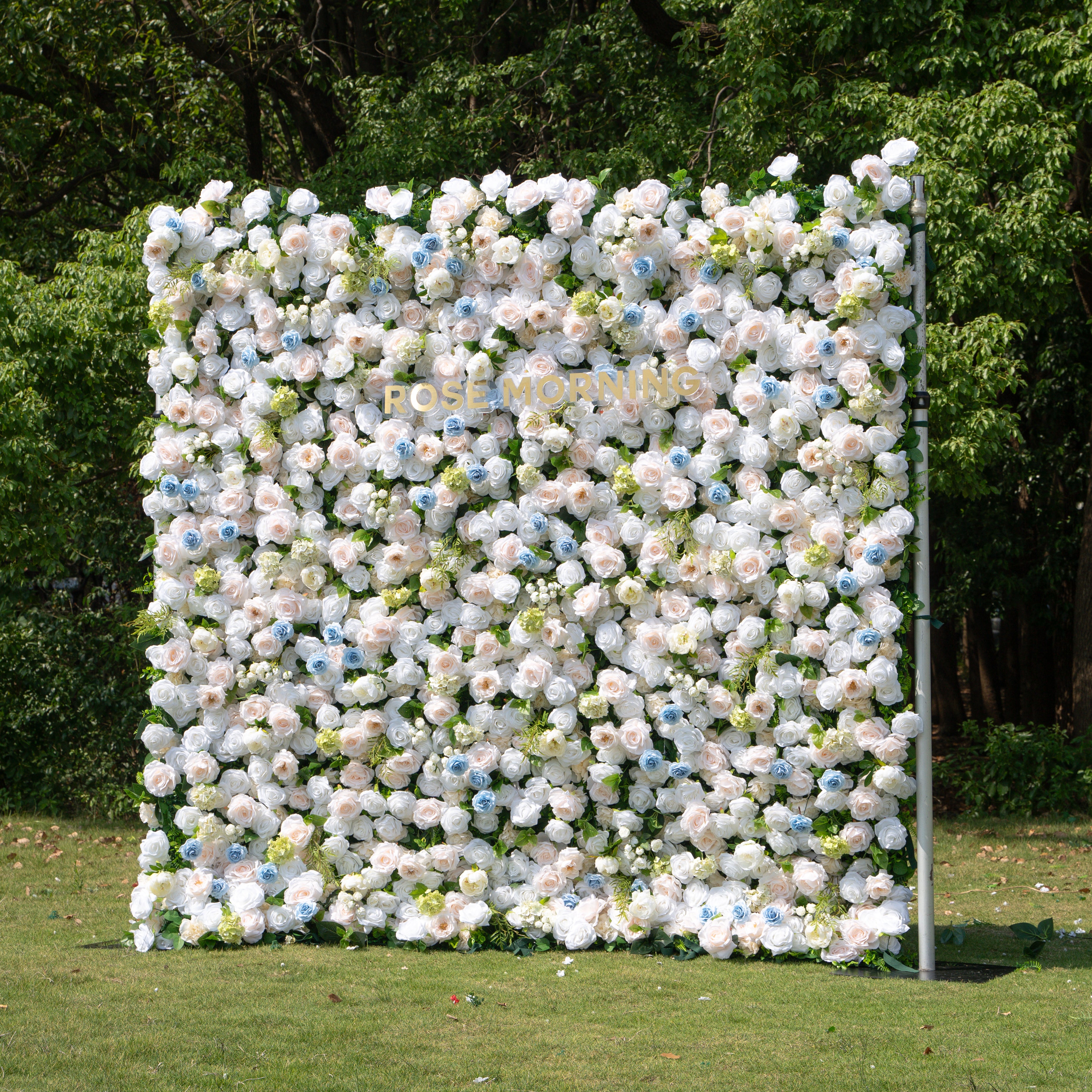 Carter:4D Fabric Artificial zip up curtain flower wall 8ft*8ft