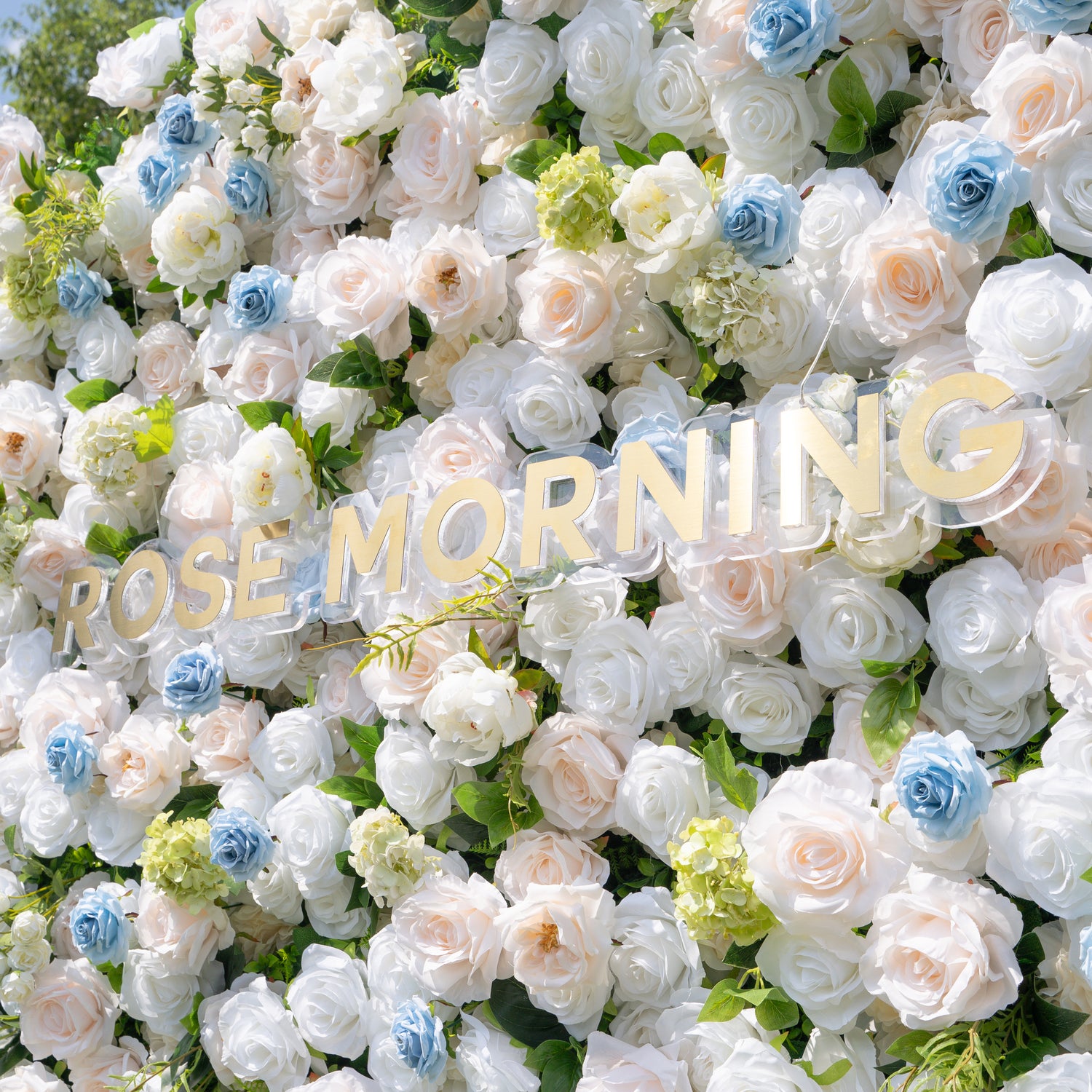Carter:4D Fabric Artificial zip up curtain flower wall 8ft*8ft