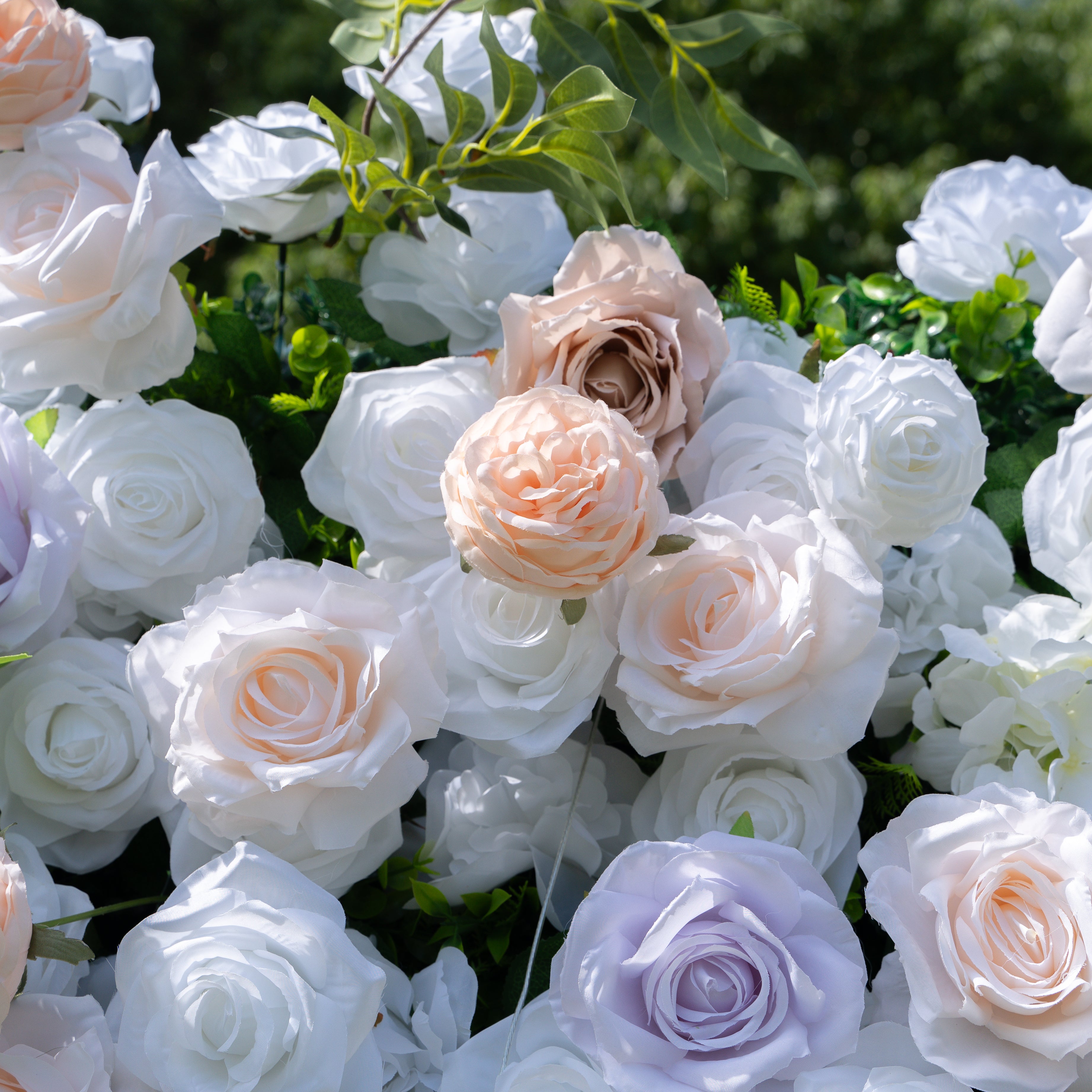 Catalina:3D Fabric Artificial rolling up curtain flower wall