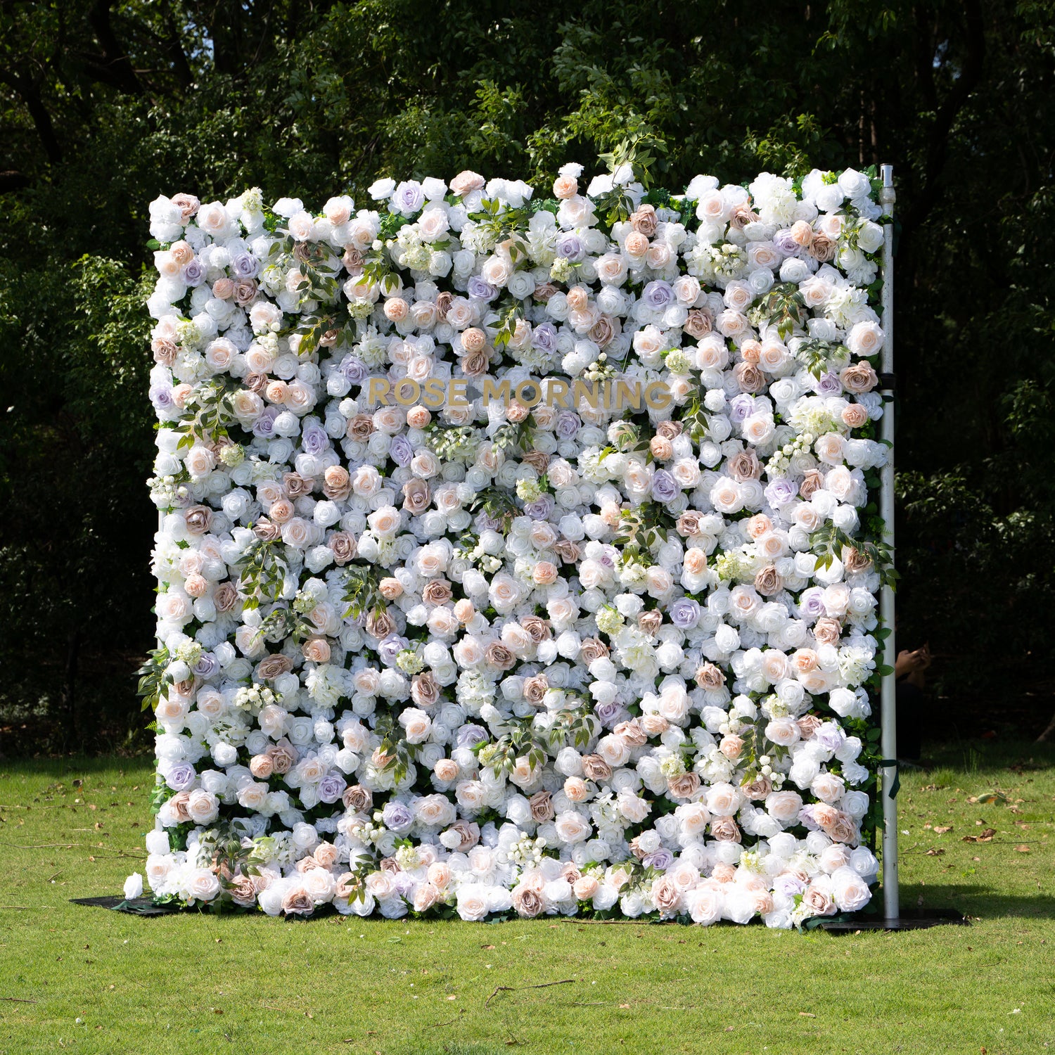 Catalina:3D Fabric Artificial rolling up curtain flower wall