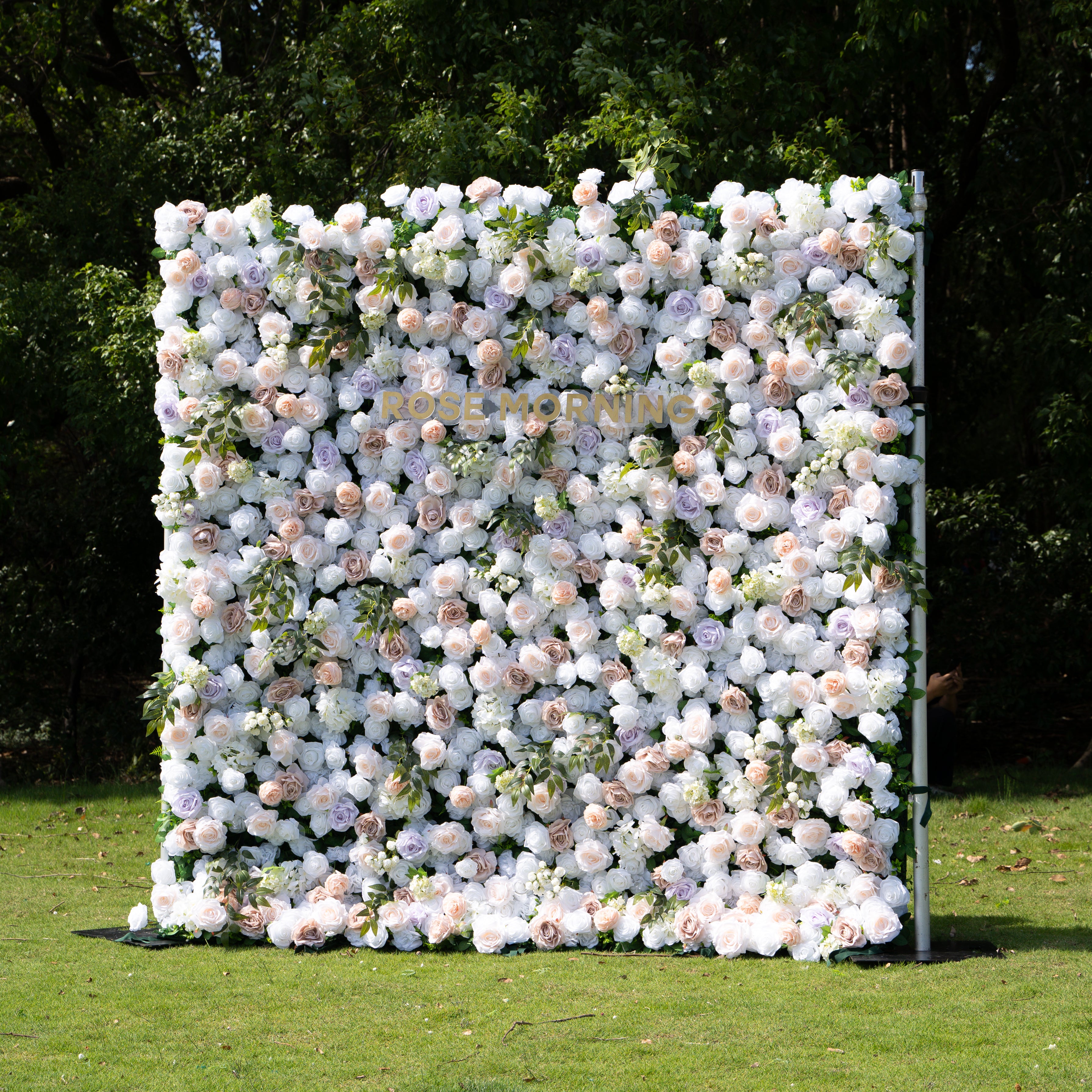 Catalina:3D Fabric Artificial rolling up curtain flower wall