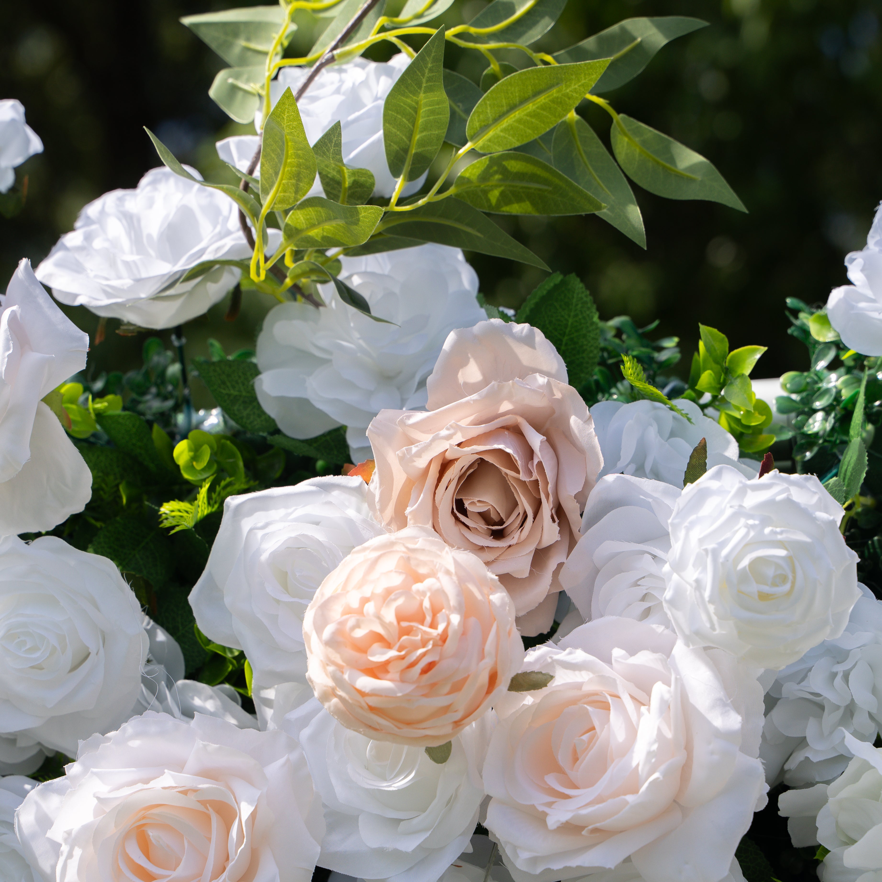 Catalina:3D Fabric Artificial rolling up curtain flower wall