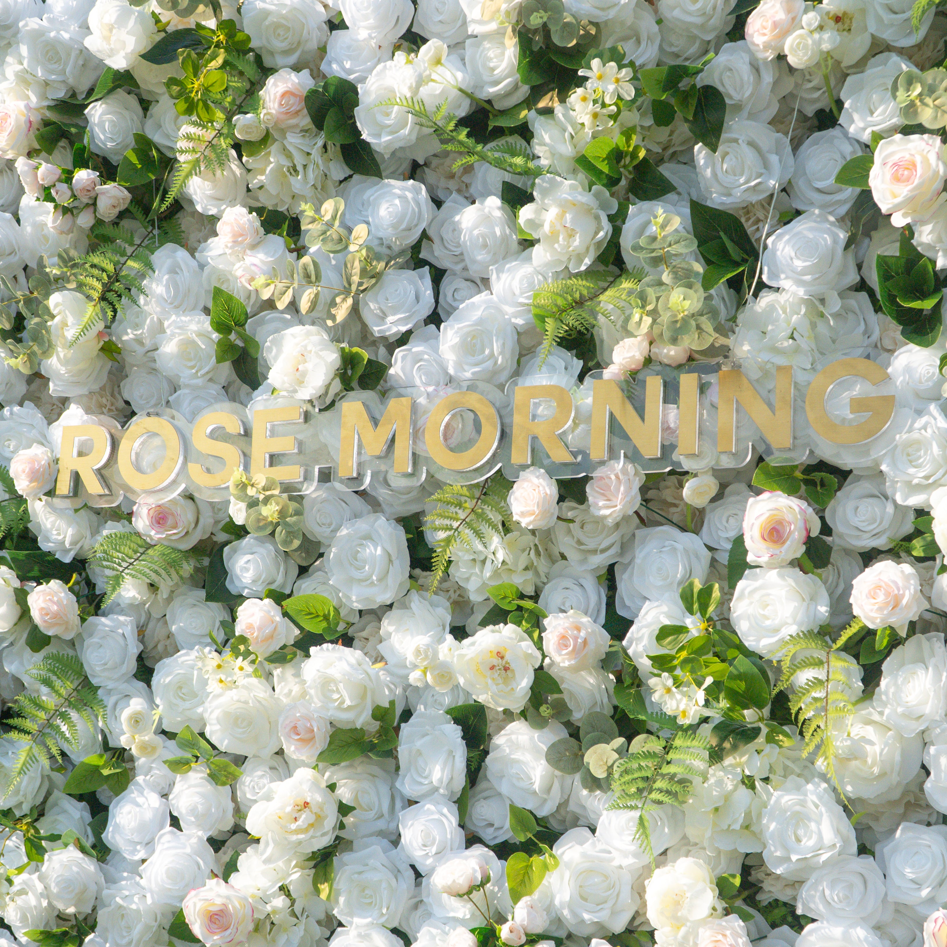 Cherish:5D Fabric Artificial rolling up curtain flower wall