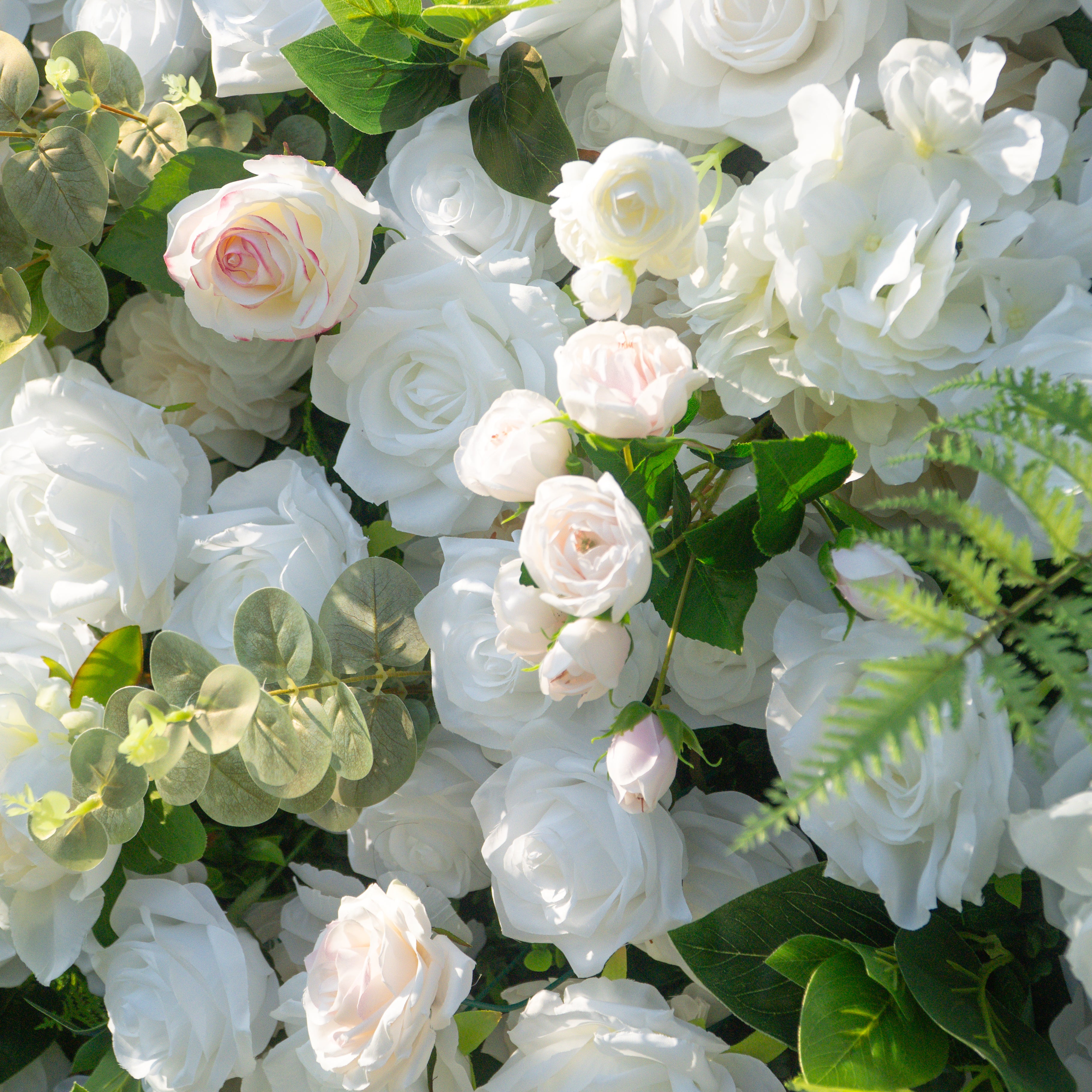 Cherish:5D Fabric Artificial rolling up curtain flower wall
