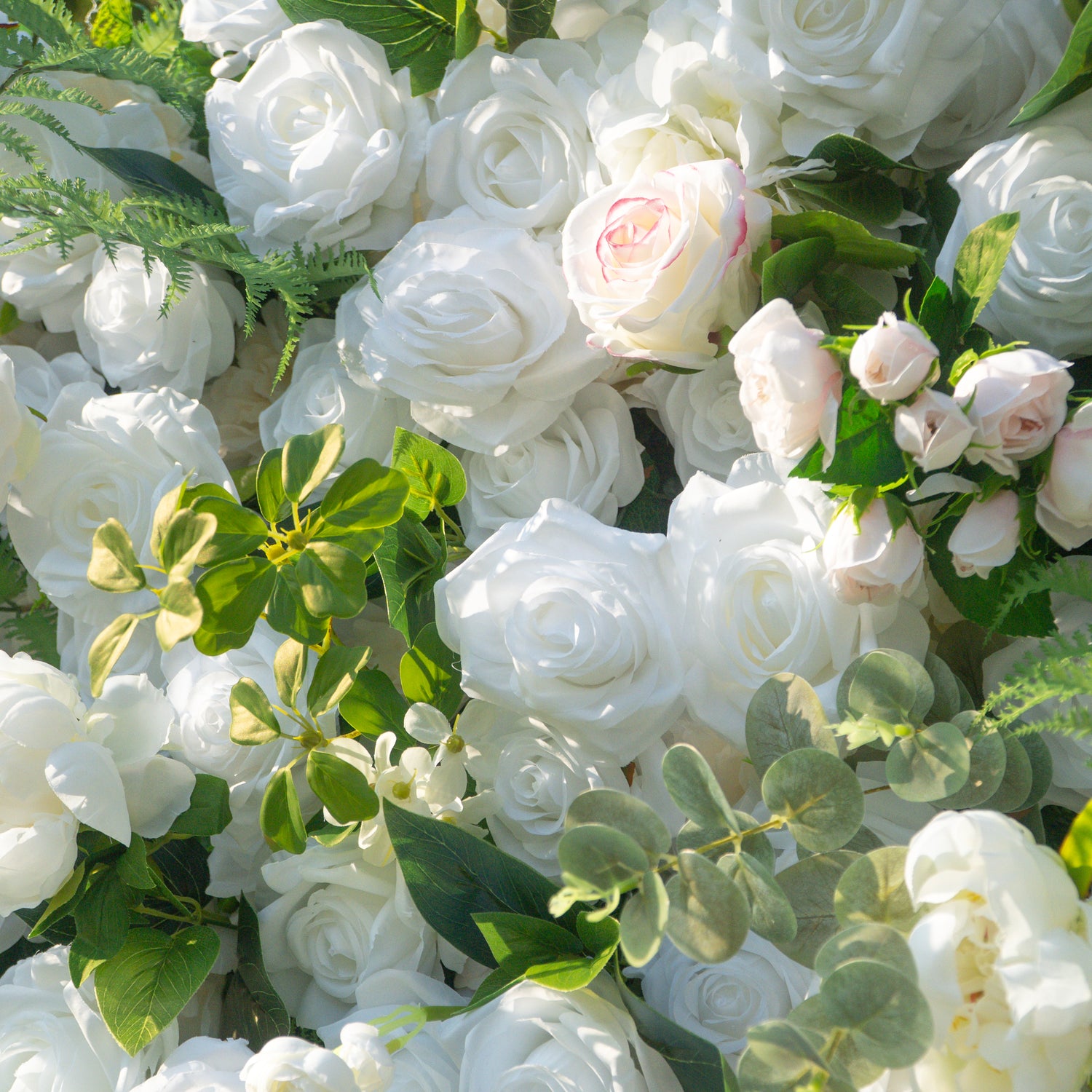 Cherish:5D Fabric Artificial rolling up curtain flower wall