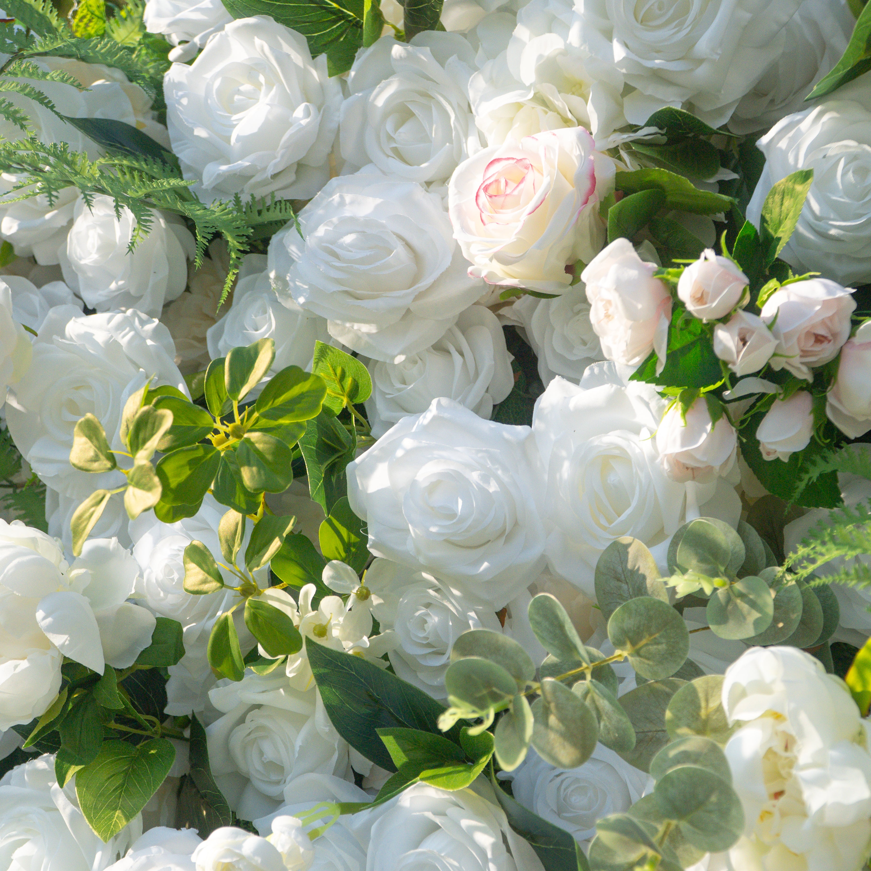 Cherish:5D Fabric Artificial rolling up curtain flower wall