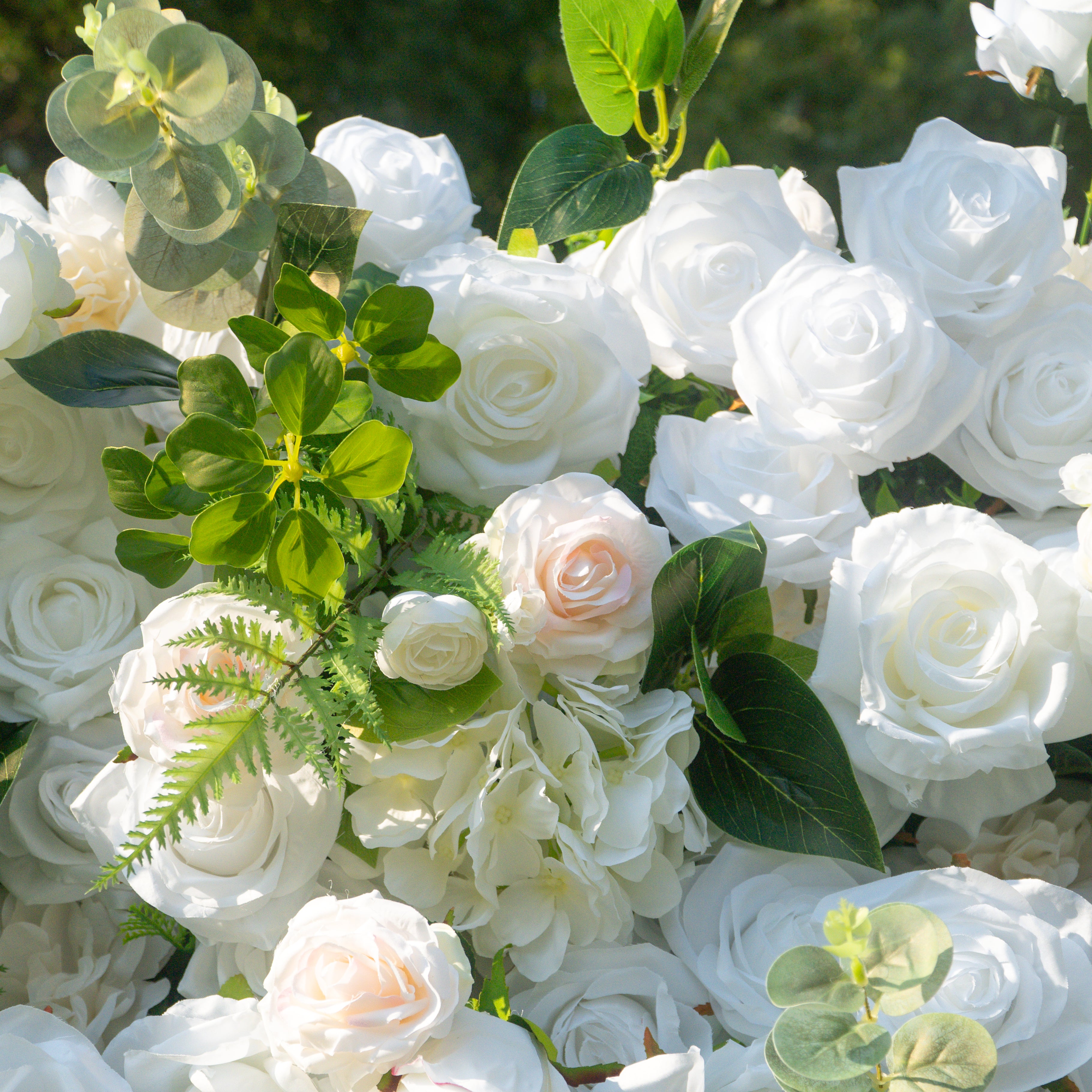 Cherish:5D Fabric Artificial rolling up curtain flower wall