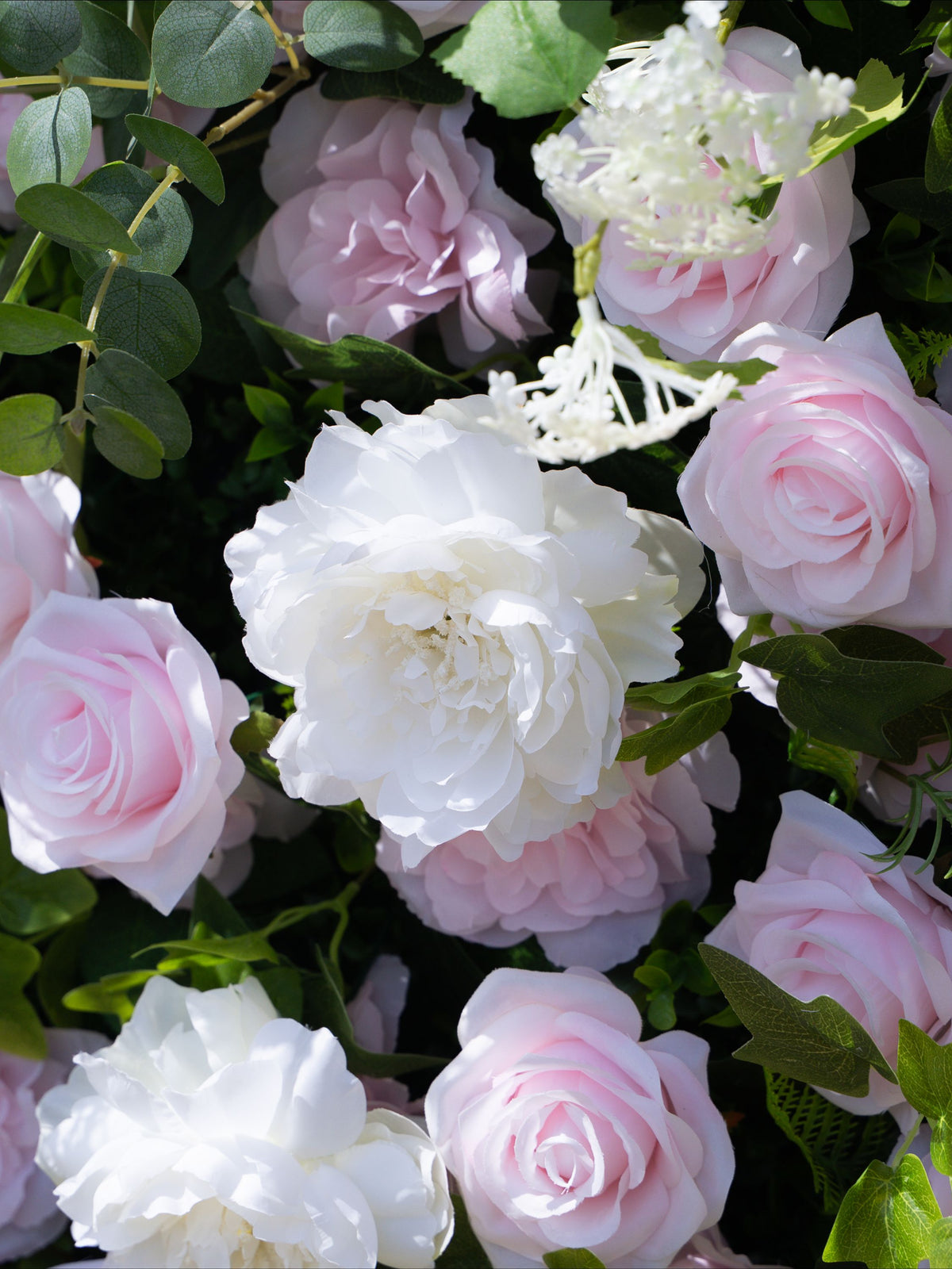 Bellarose: 3D Fabric Artificial Zip Up Curtain Flower Wall For Wedding and Events Decoration