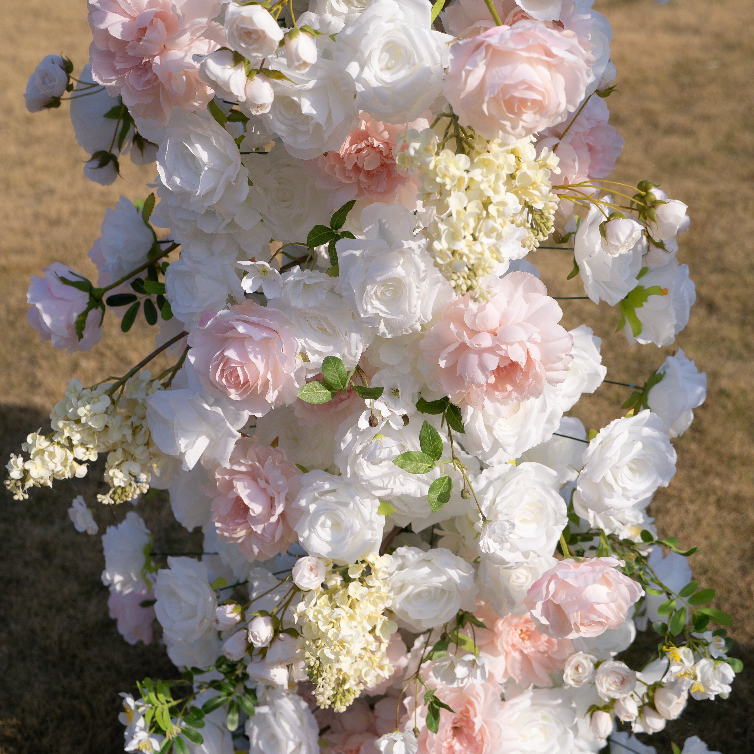 Churri :Wedding Party Background Floral Arch Decoration (Including Frame)